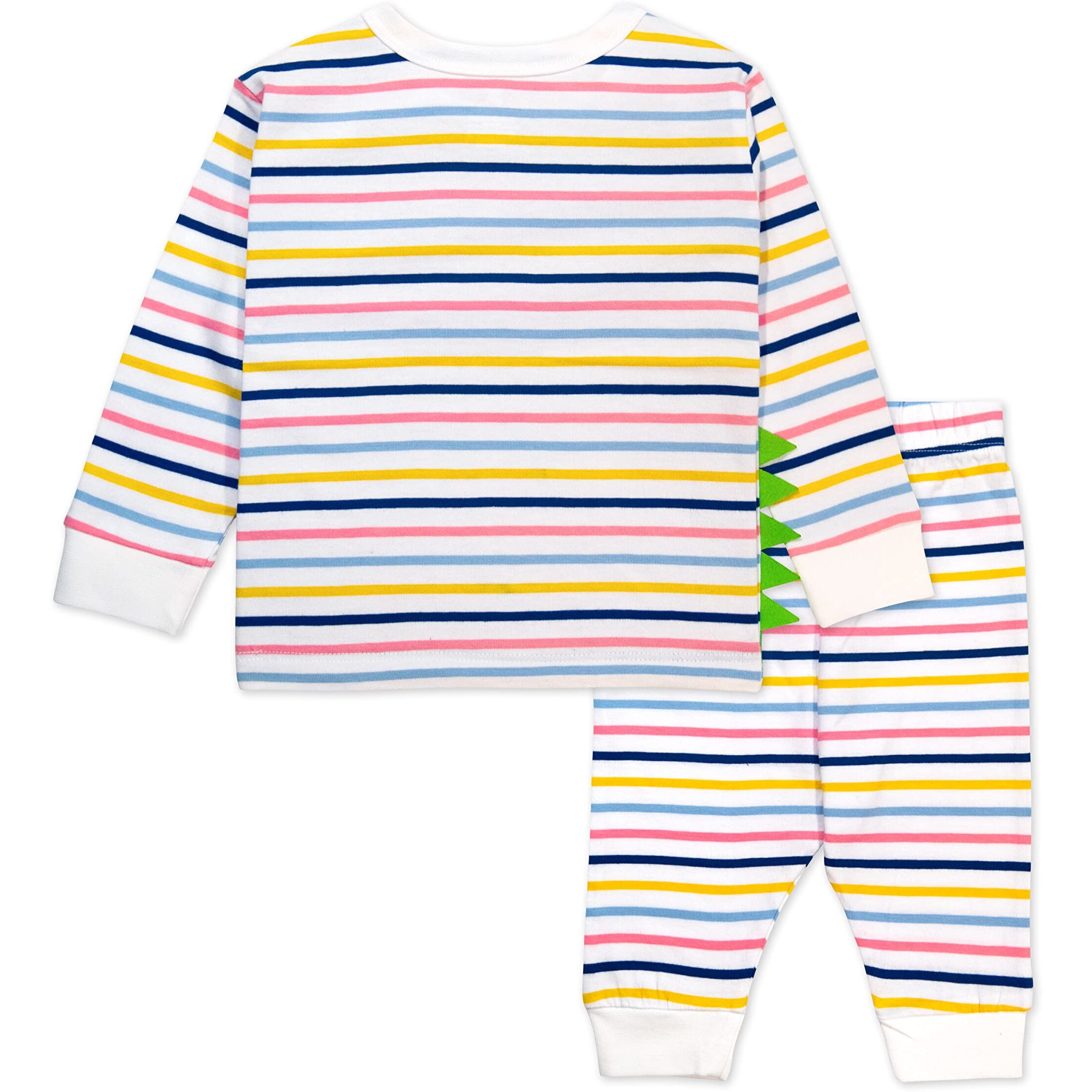 Ariel Cotton Clothing Sets For Boys & Girls - Unisex Clothing Sets Full Sleeve T-Shirt & Pant -Size(3-6 Months) -Style(Dragon)
