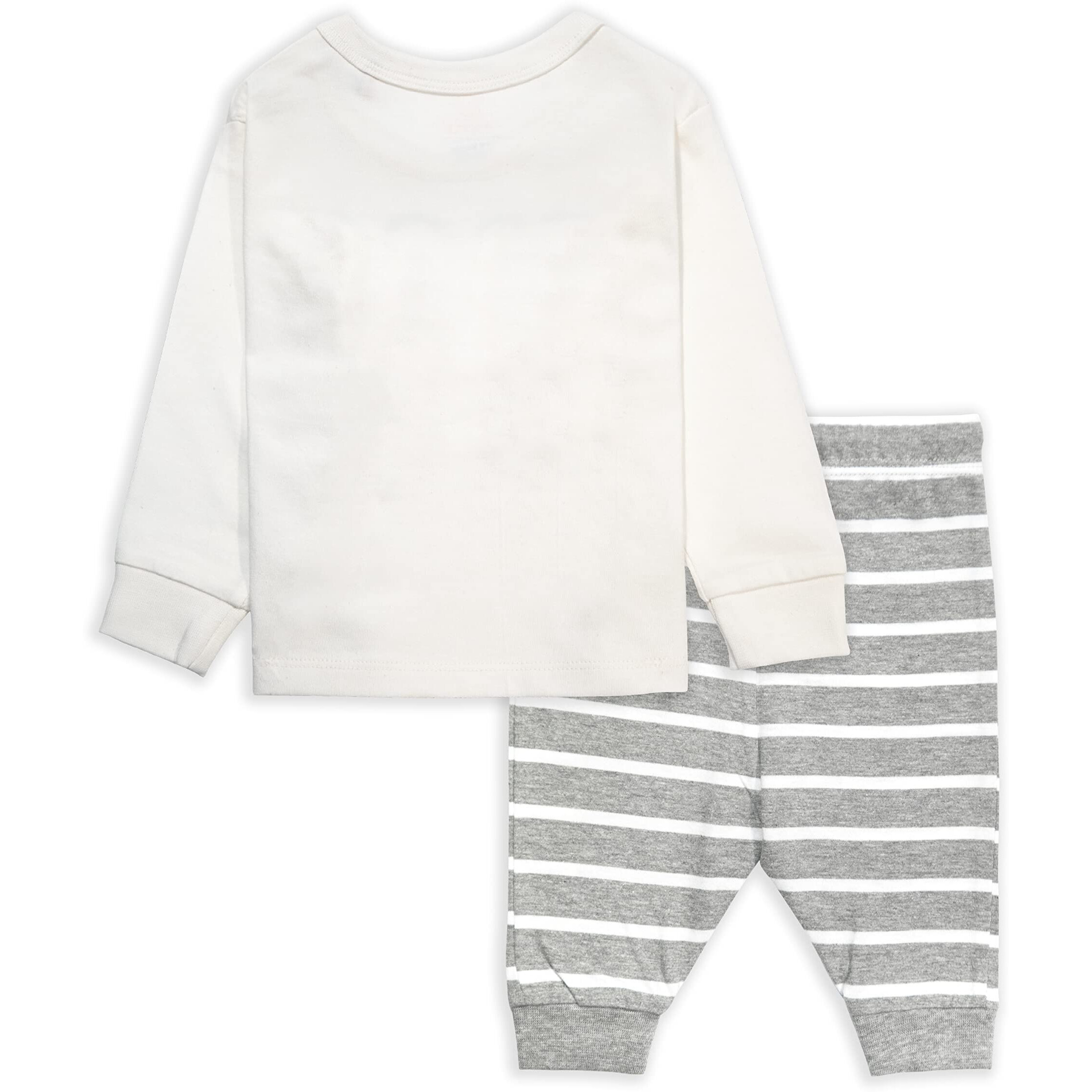 Ariel Cotton Clothing Sets For Boys & Girls-Unisex Clothing Pajama Set Full Sleeve T-Shirt & Pant -Size(Newborn) -Style(White-Frog)