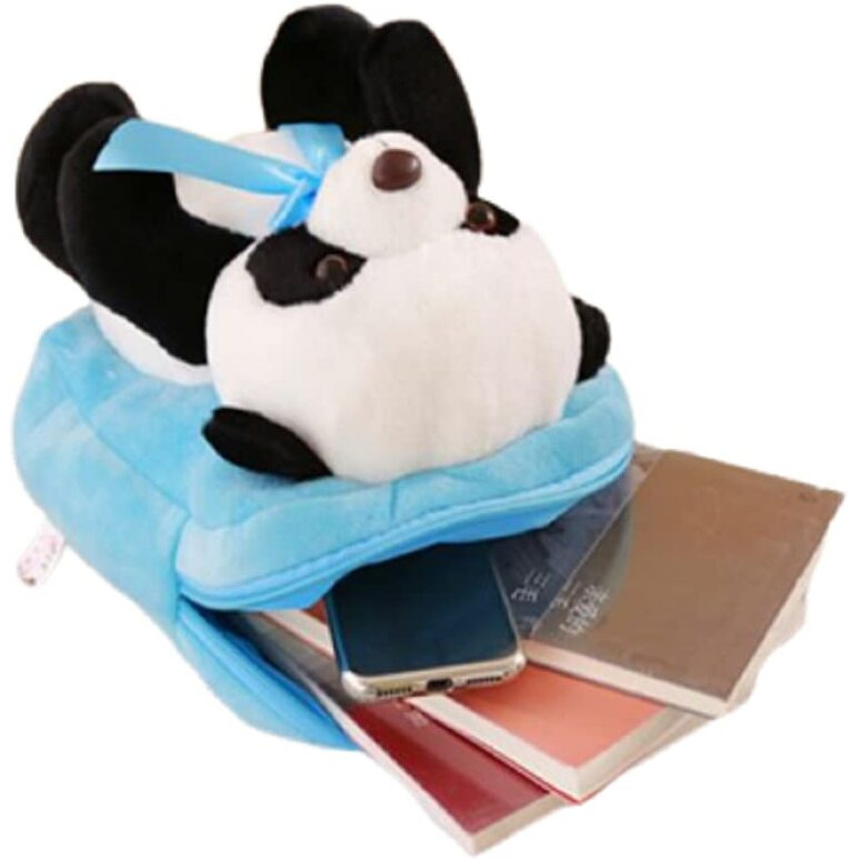 Frantic Kids Soft Animal Cartoon Travelling School Bag Printed Soft Plush Backpacks Boys Girls Baby For 2 To 5 Years Baby/Boys/Girls Nursery, Preschool, Picnic(Fullbody_Skypanda_2022)