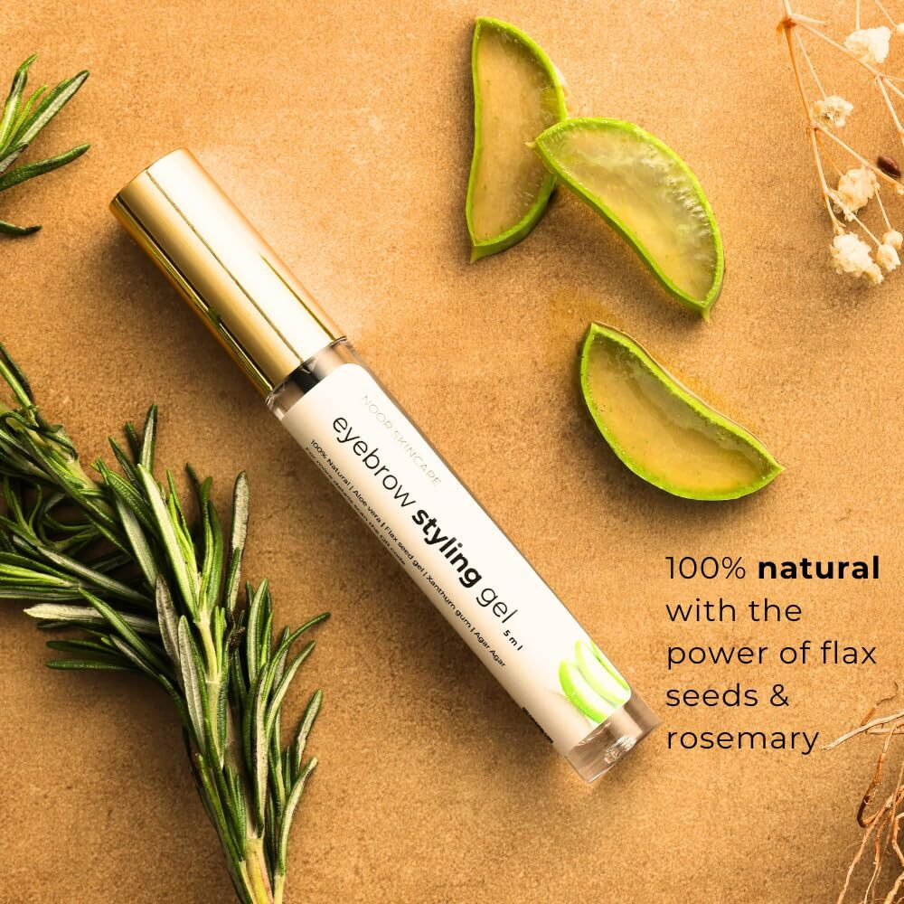 Noor Skincare Clear Eyebrow Gel & Transparent Mascara | Brow Fixer & Setting Gel | Waterproof & Provides Hold Upto 8 Hours | Zero Residue & Lightwieght | 60 Day Pack (5 Gm)