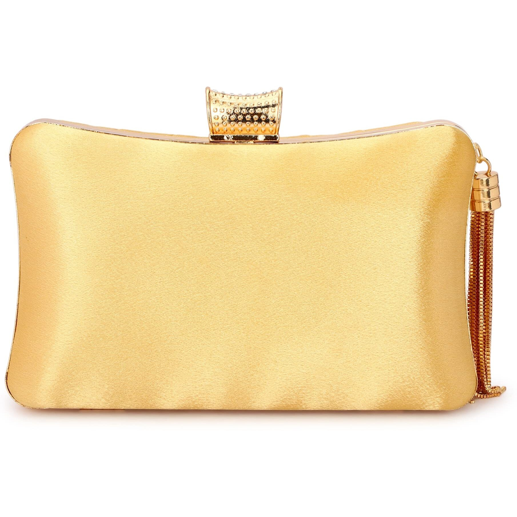 Tooba Women's Beautiful Flower Box Clutch Bag | Detachable Chain Sling Strap| Ladies Purse Wallet