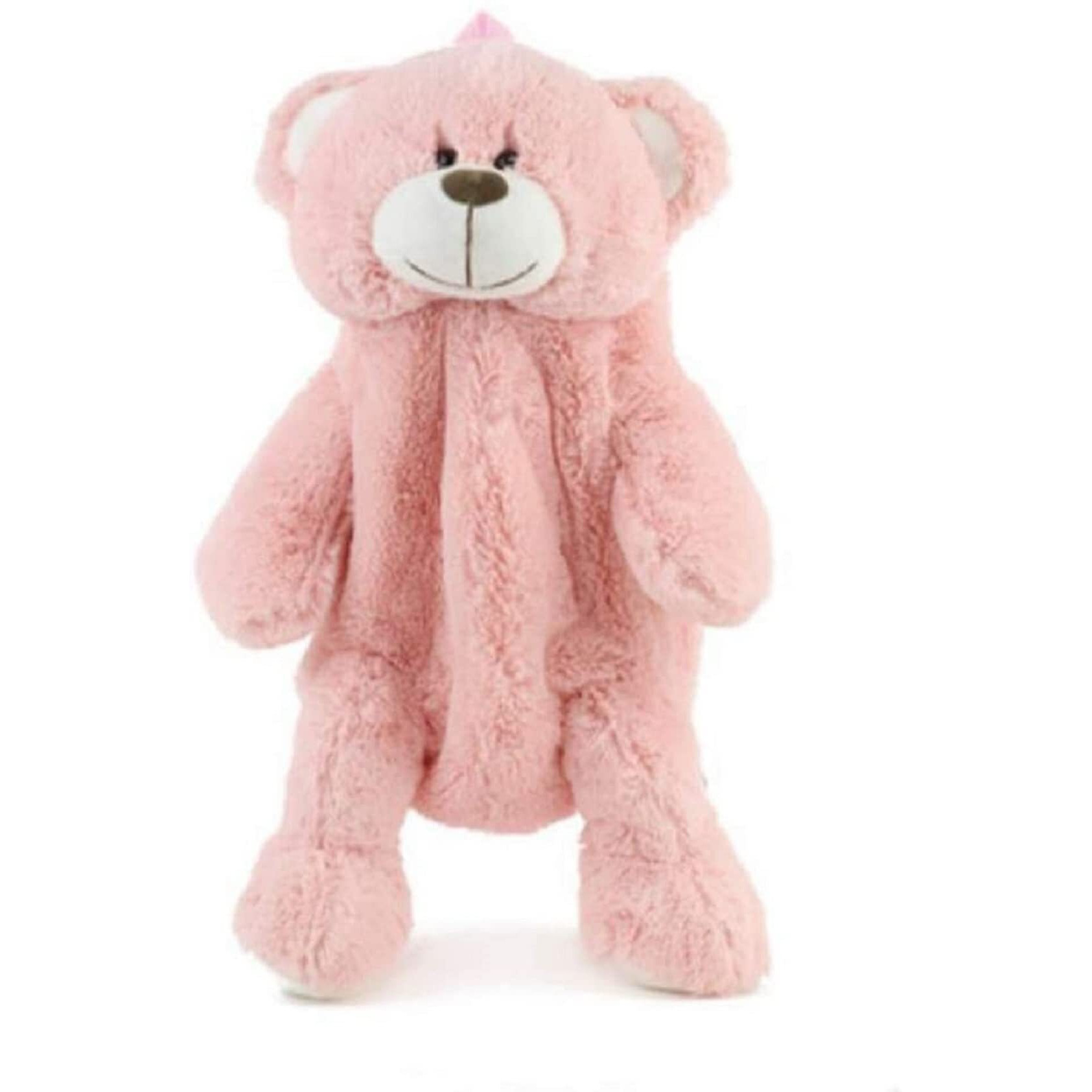 Frantic Kids Soft Animal Cartoon Travelling School Bag Soft Plush Standard Backpack Boys Girls Baby For 2 To 5 Years Baby/Boys/Girls Nursery, Preschool, Picnic(Pink_Teddy_Candy Bag), Medium