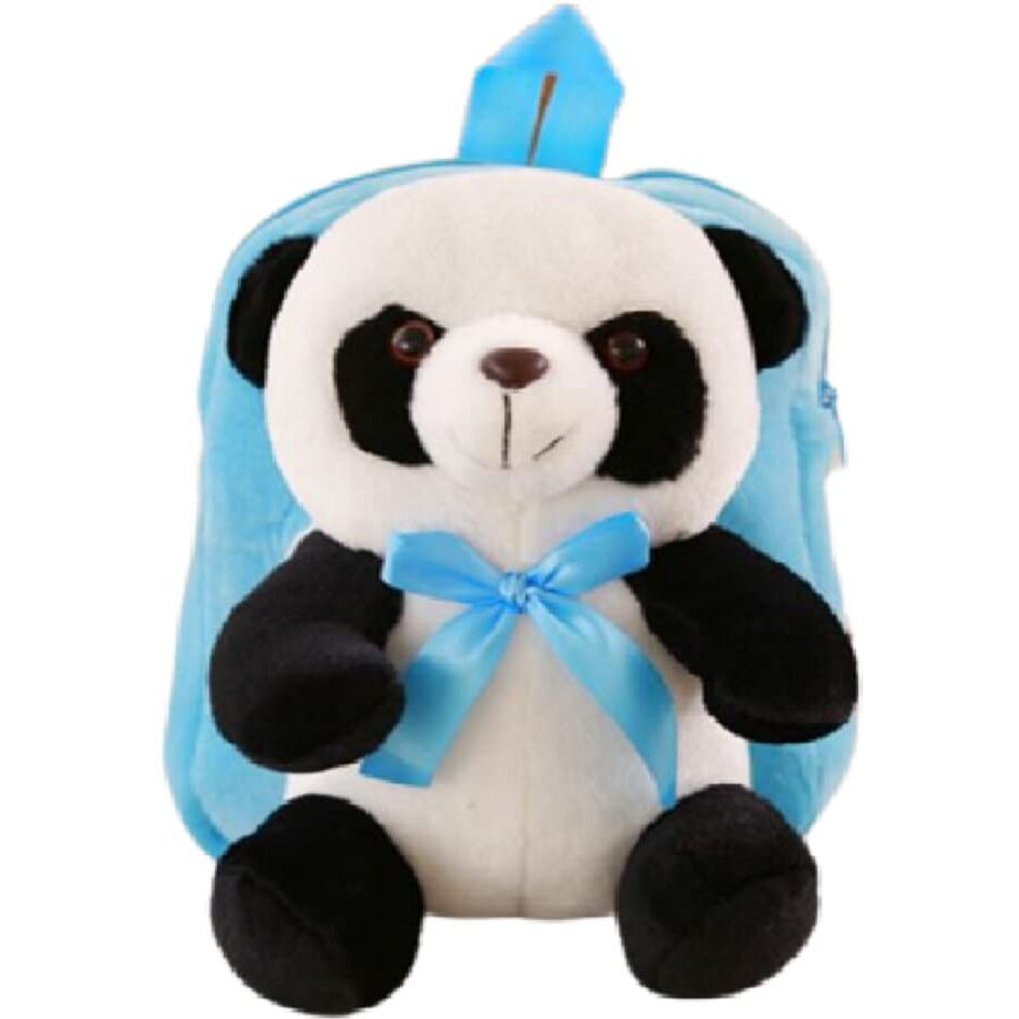 Frantic Kids Soft Animal Cartoon Travelling School Bag Soft Plush Standard Backpack Boys Girls Baby For 2 To 5 Years Baby/Boys/Girls Nursery, Preschool, Picnic(Fullbody_Skypanda), Medium, 10 Liters