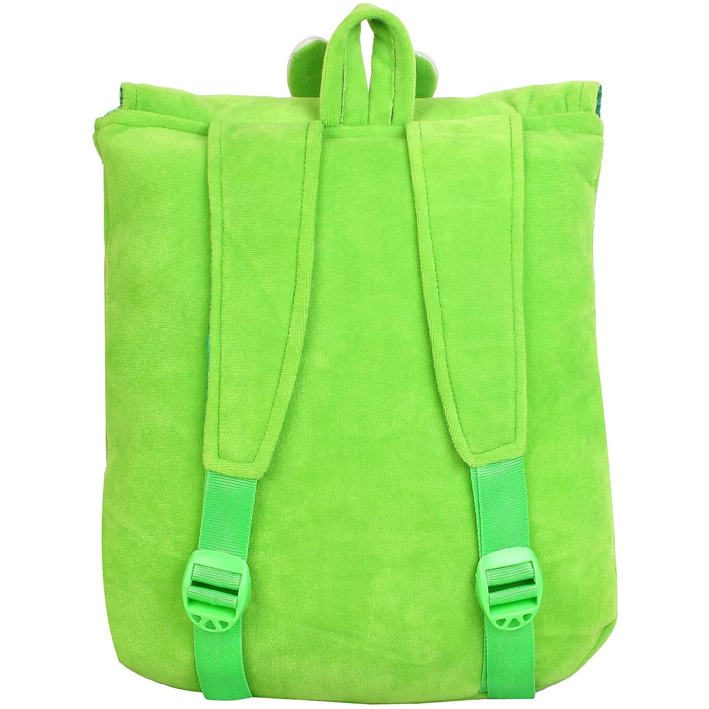 Frantic Kids Soft Animal Cartoon Travelling School Bag Soft Plush Backpacks Boys Girls Baby For 2 To 5 Years Baby/Boys/Girls Nursery, Preschool, Picnic(Green_Ballerina_Doll),10 Litres