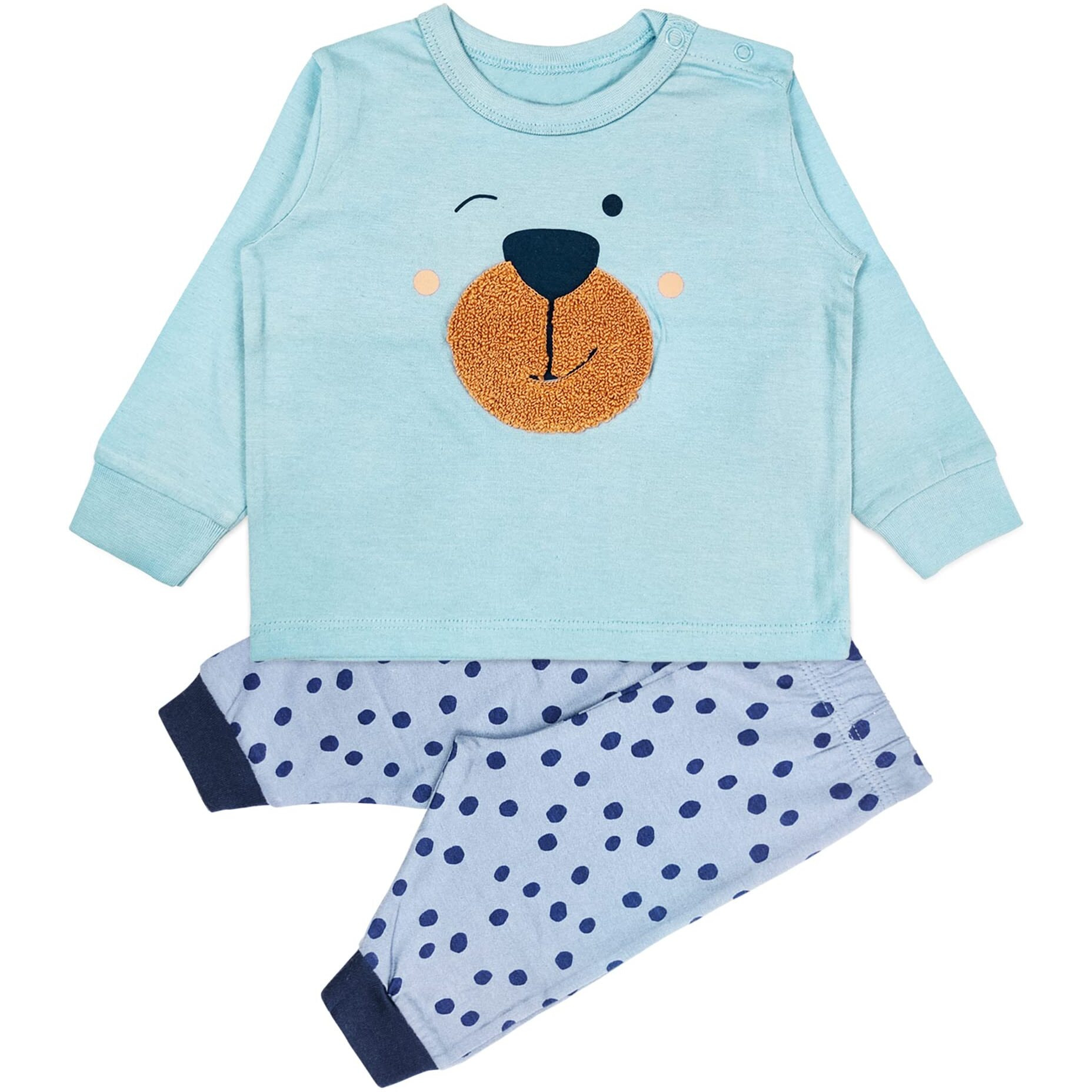 Ariel Cotton Clothing Sets For Baby Boys & Girls - Unisex Clothing Sets Full Sleeve T-Shirt & Pant Pajama Set, Multicolor (18 Months-24 Months)
