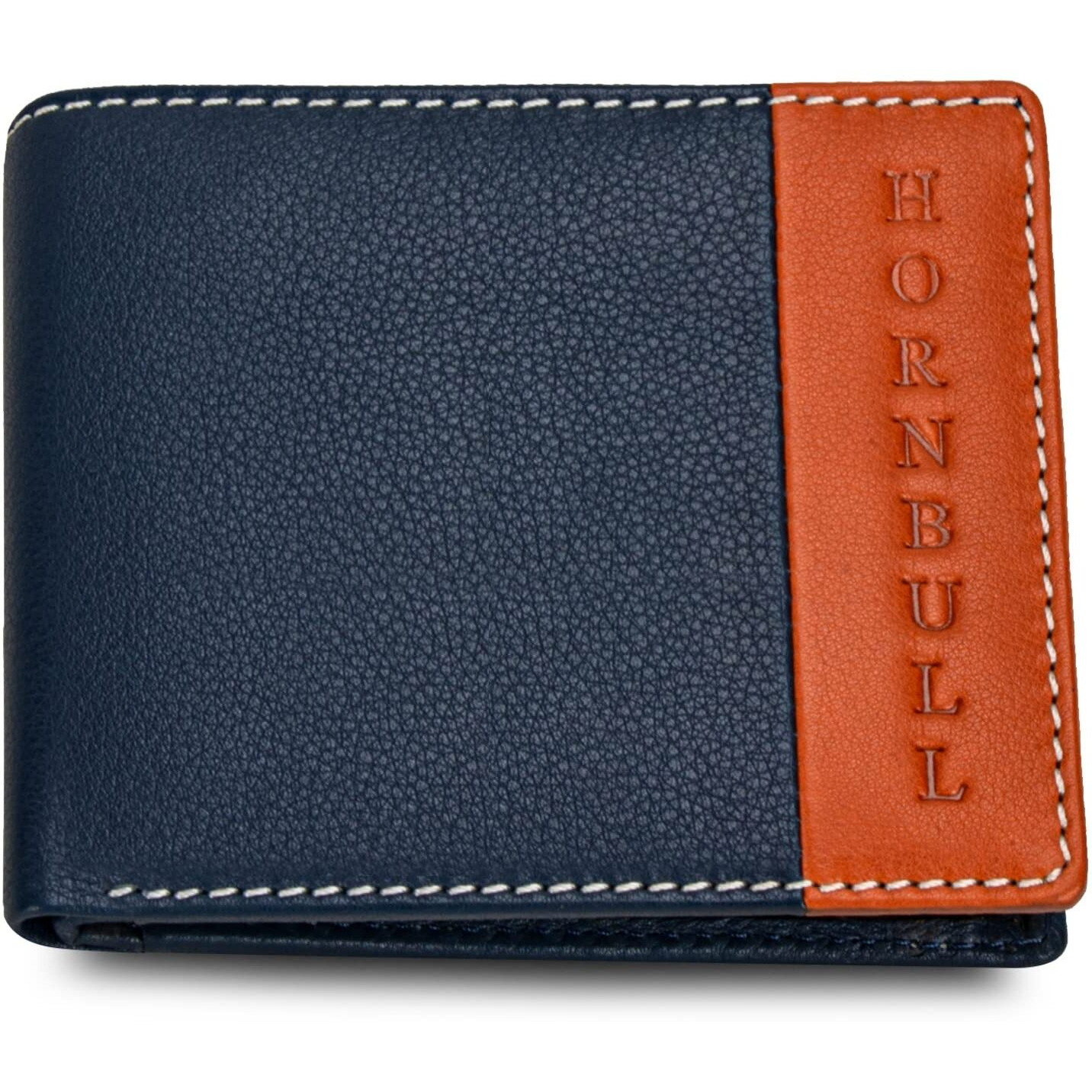 Hornbull Taylor Blue Leather Wallet For Men | Wallets Men With Rfid Blocking | Valentine's Day Gift For Men