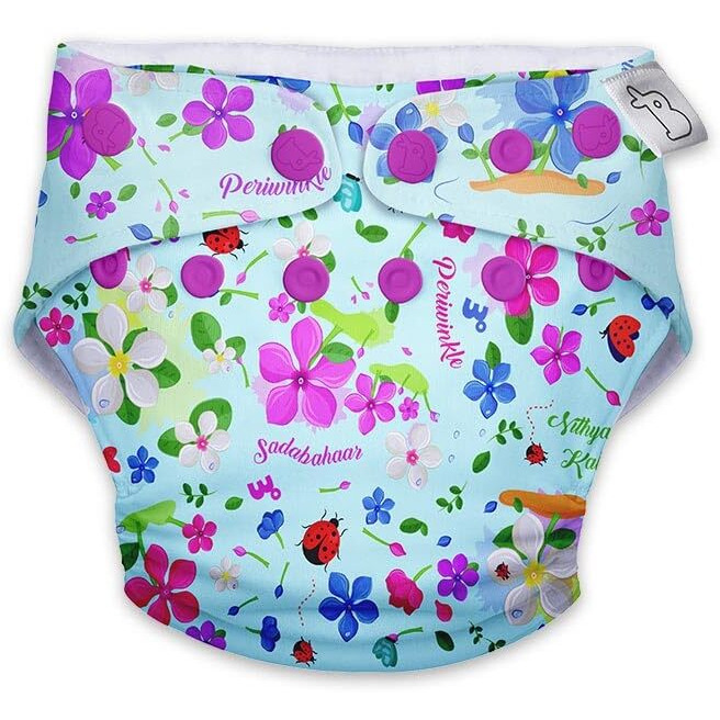 Superbottoms Pack Of 2 Cloth Diapers For Babies And Xtrahydrating Wipes-72 Pack-Freesize Washable & Reusable Waterproof Adjustable Cloth Diaper For Babies From 5-17Kgs|Diaper With 2 Dry Feel Pad