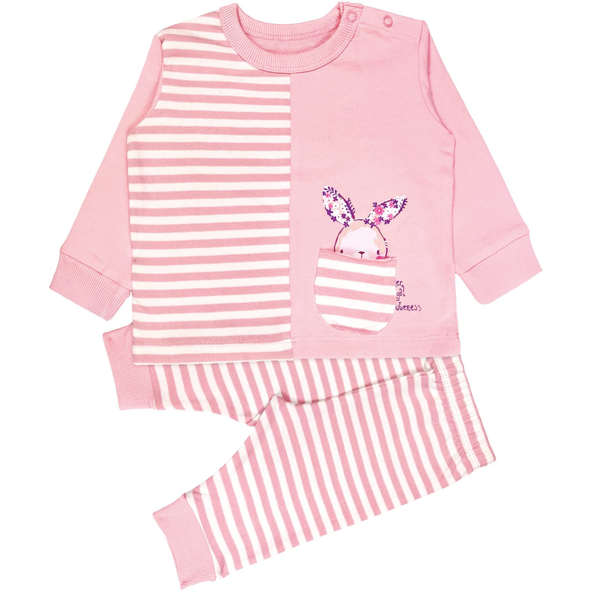 Ariel Cotton Fleece Clothing Sets For Boys & Girls - Unisex Winter Clothing Sets Full Sleeve T-Shirt & Pant