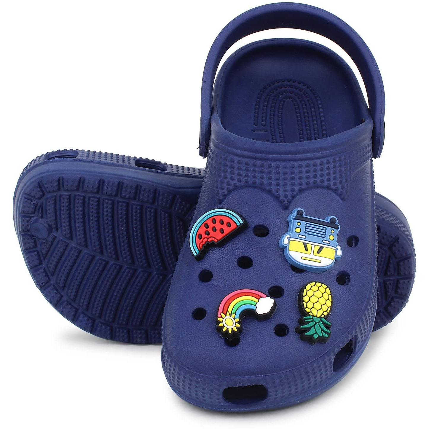 Hygear Unisex-Child Jibbex Navy Blue Clogs_2 Uk (Hg-Ke-1001)