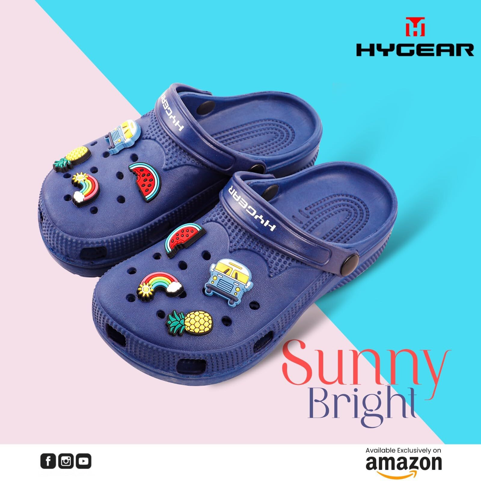 Hygear Unisex-Child Jibbex Navy Blue Clogs_2 Uk (Hg-Ke-1001)
