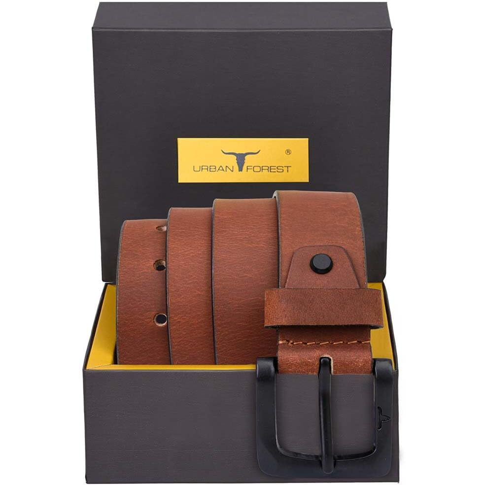 Urban Forest Redwood Casual Leather Belt For Men