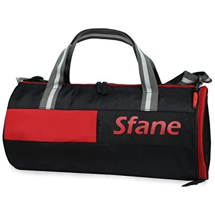 Sfane Polyester 23Cms Duffle/Shoulder/Gym Bag For Men & Women With Separate Shoe Compartment (Bg - 05 Half Ltshoe Comptt_Multicolor)