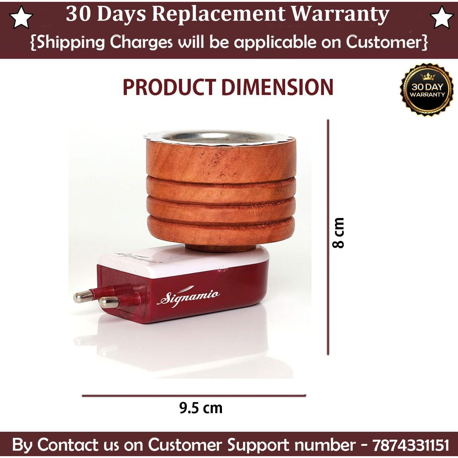 Signamio 250Gm Bhimseni Camphor With Wooden Kapoor Kapur Dani Karpuram Bakhoor Oud Aroma Oil Diffuser Incense Dhoop Burner Electrical Stand Machine For Home Fragrance