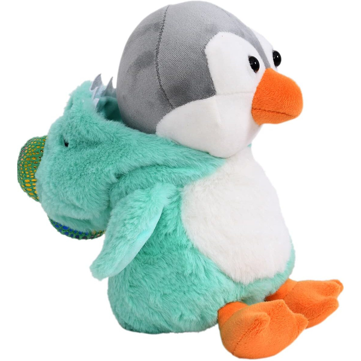 Mirada Super Soft Turquoise Hoodie Penguin Soft Toy |Gift For Boys/Kids/Girls | Soft Stuffed Plush Animal | - 23Cm