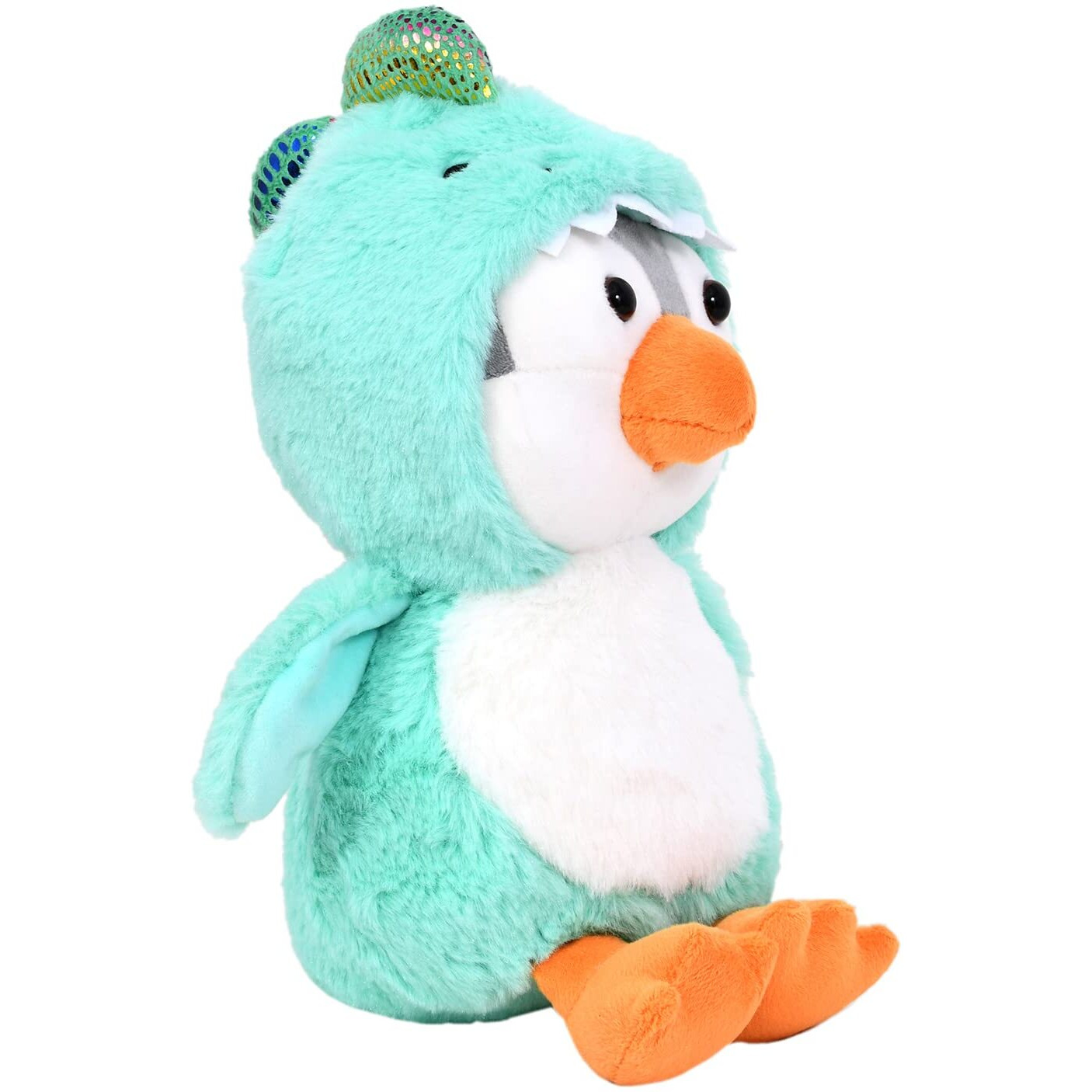 Mirada Super Soft Turquoise Hoodie Penguin Soft Toy |Gift For Boys/Kids/Girls | Soft Stuffed Plush Animal | - 23Cm