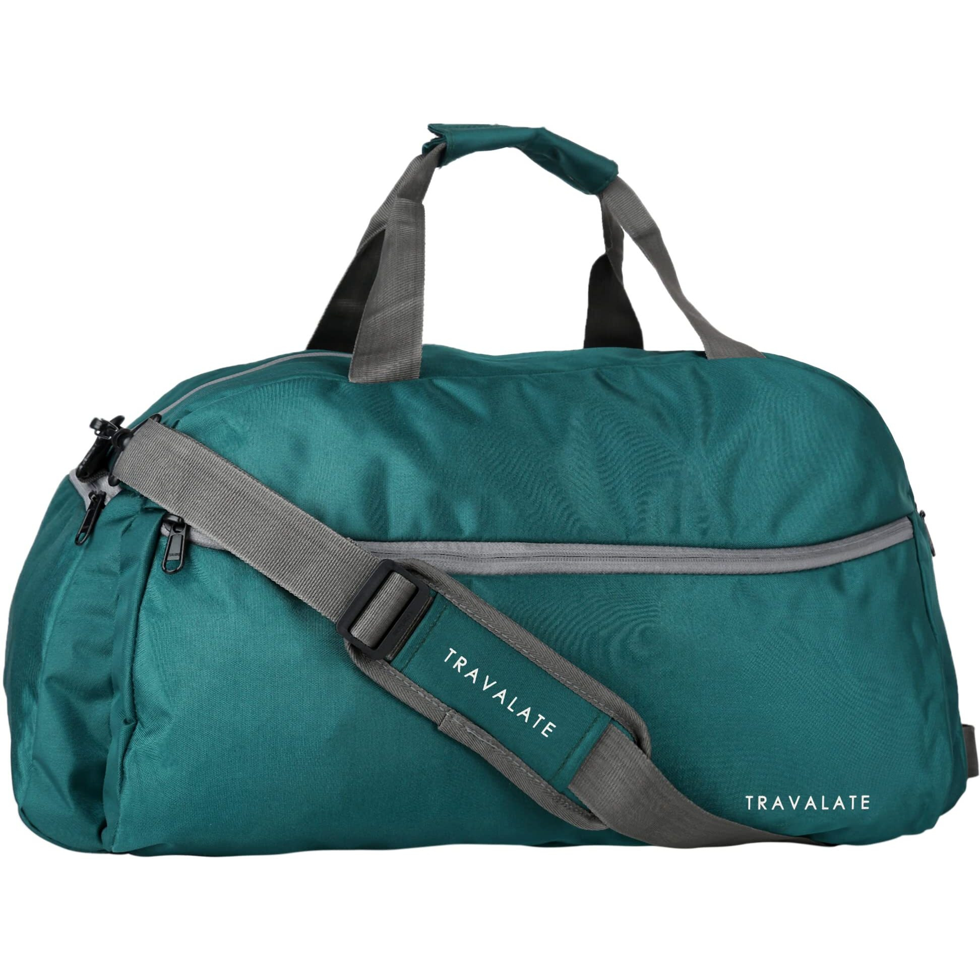 Travalate Polyester 45 L Multi Pocket Ultra Light Travel Duffle Bag Organizer For Men And Women (Turquoise Blue, 20 X 18 X 11 Inch)