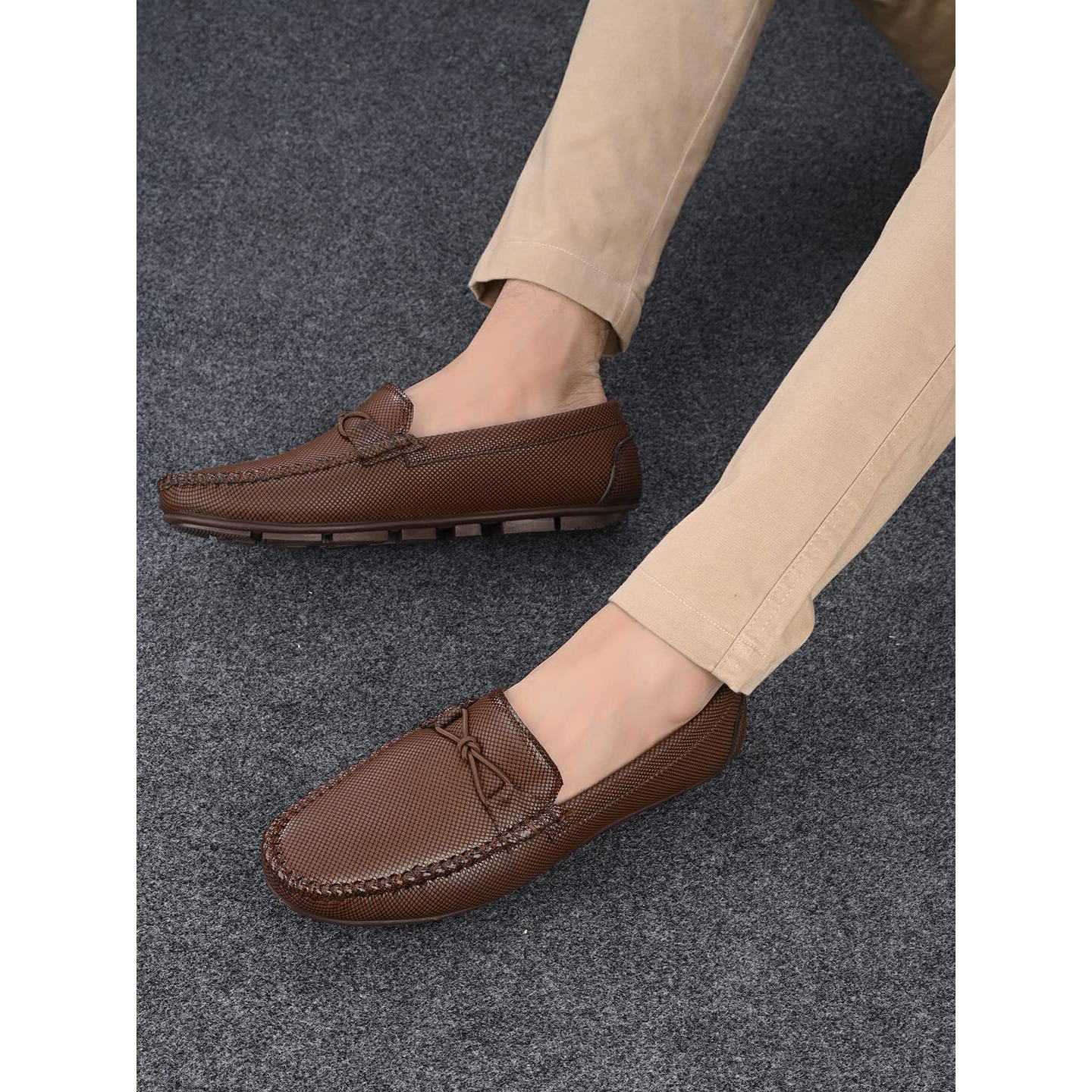 Mactree Men's Loafer (Tan, Numeric_8)