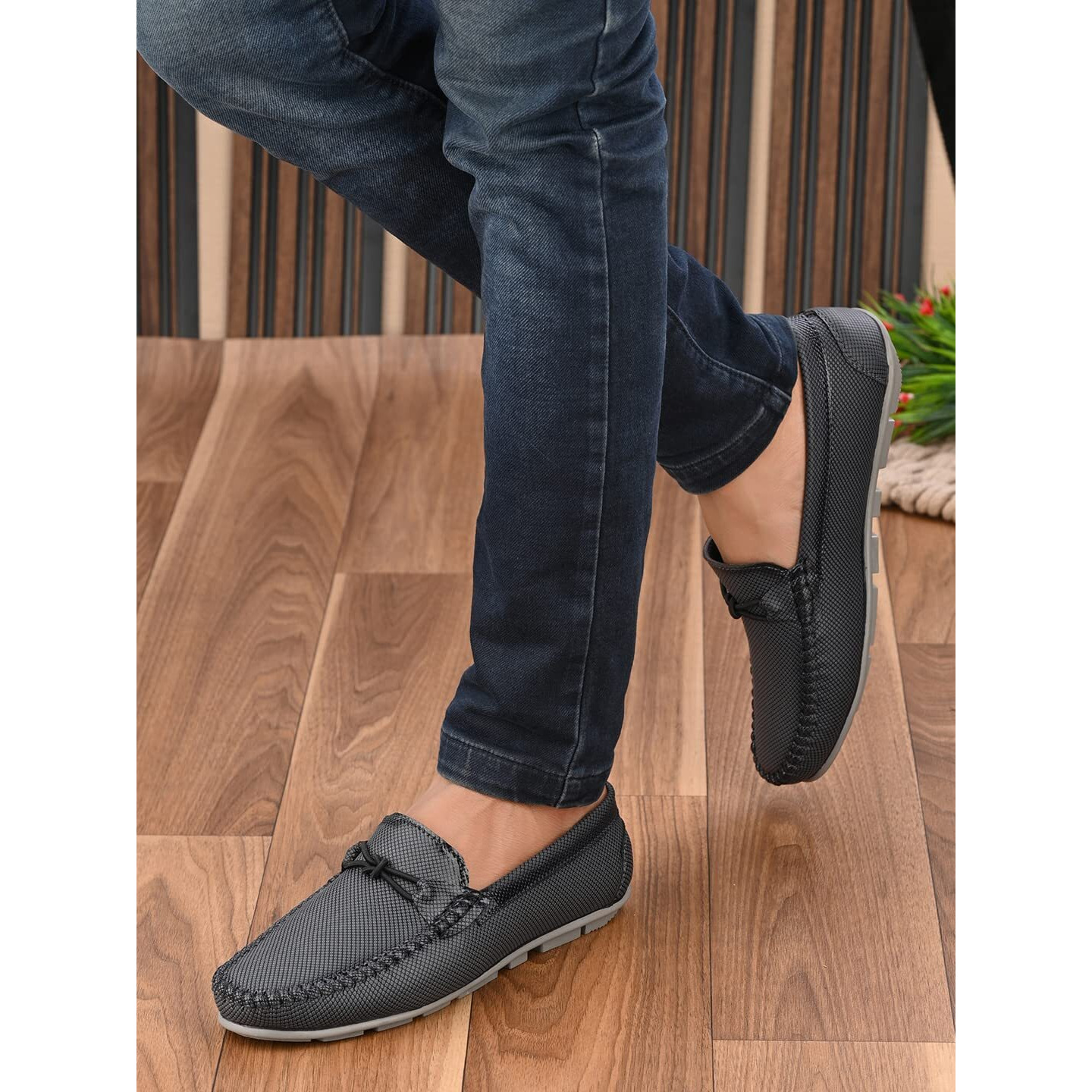 Mactree Men's Loafer (Grey, Numeric_10)