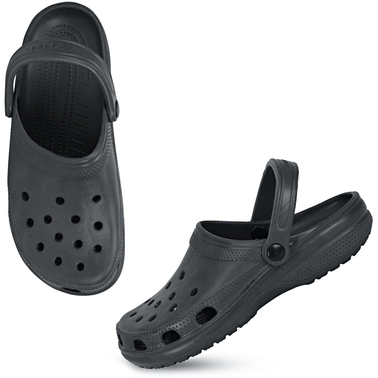 Kraasa Clogs For Men, Casual Sandals For Men, Walking Clogs For Men's Grey Uk 7