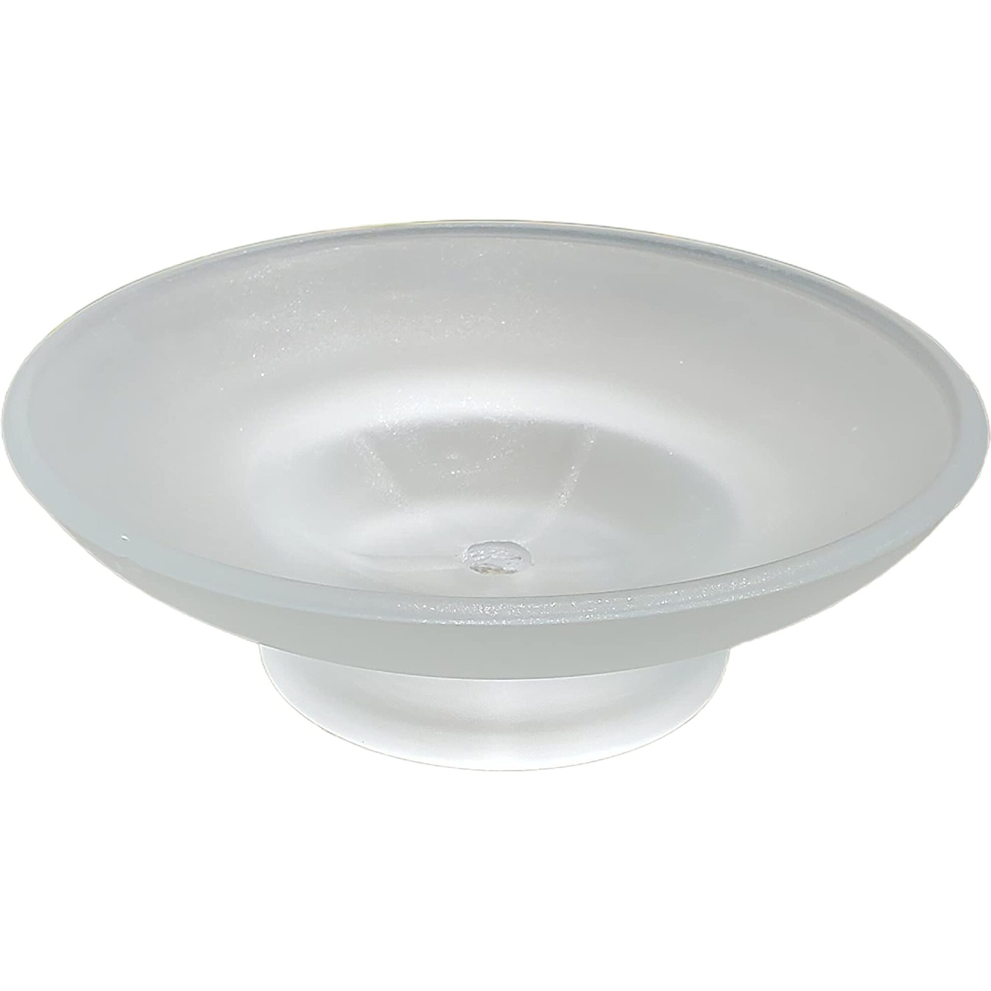 Pure Source India Glass Soap Dish For Bathroom Or Kitchen, (3.25 Inch - 4 Pieces)