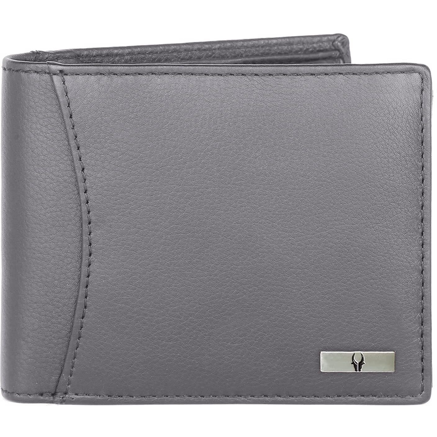 Wildhorn Rfid Protected Leather Wallet For Men, Grey