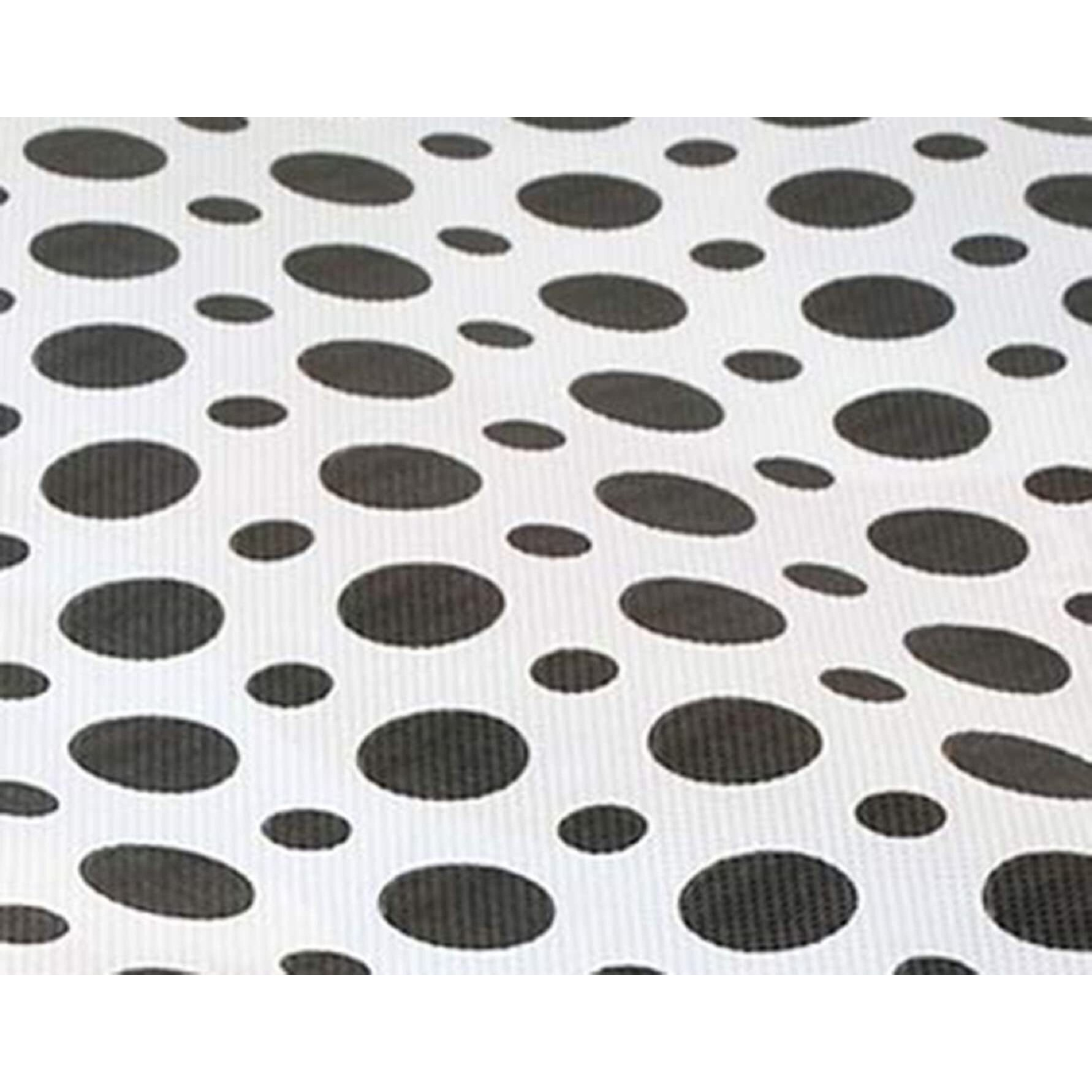 Acnos Non-Woven Premium Brand Metalic Black Design Chain White 3 Piece Non Woven Large Size Saree Cloth Cover Set Pack Of 3 Black And White