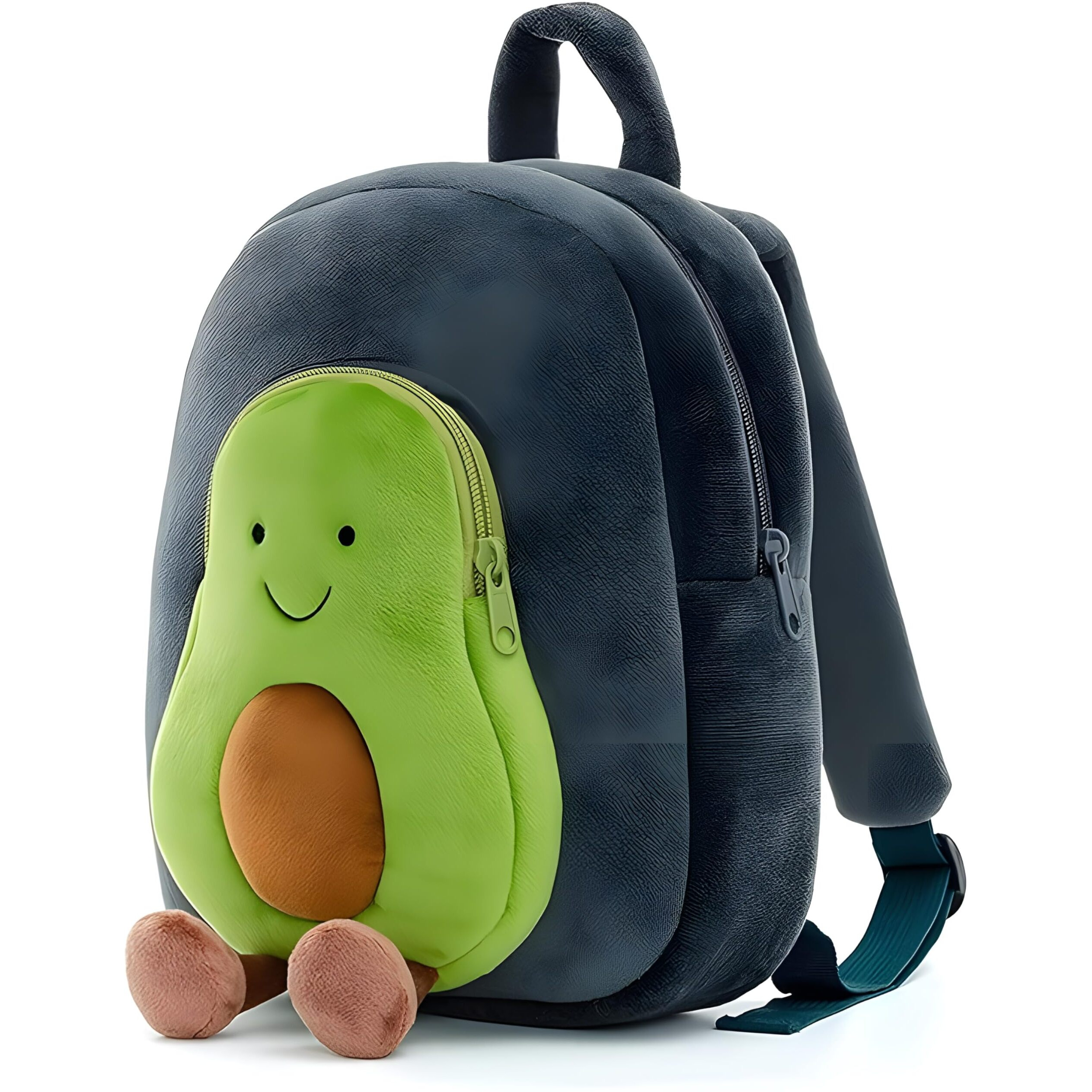 Delicado Backpack For Kids, Cute Small Toddler Kids Preschool Backpack Original Cartoon Mini Children Nursery/School/Picnic/Travelling Bag For Baby Boy/Girl Age 1-5 Years (Avocado)
