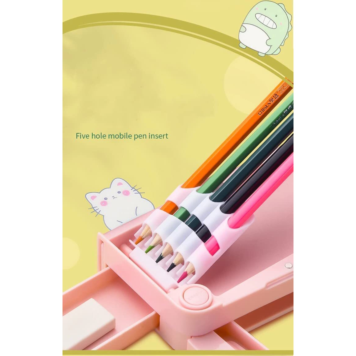 Invite Enterprise Plastic Multifunctional Pencil Box For Kids,Unicorn Boys,Kids Boys & Girls,Magnetic Boys,Pop Up Box,Unicorn Theme Return Gifts Kids (Unicorn)-Pink