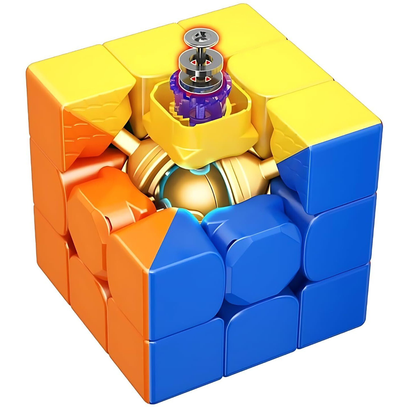 Cubelelo Moyu Super Rs3M Ball-Core 3X3 Cube | Maglev With Core Magnets | Highspeed Smooth Lightweight Speed Cube For Children Kids Adults Boys Girls