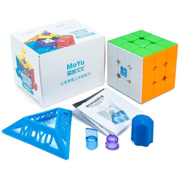 Cubelelo Moyu Super Rs3M 3X3 Standard (Magnetic) | Highspeed Smooth Lightweight Speed Cube For Children Kids Adults Boys Girls