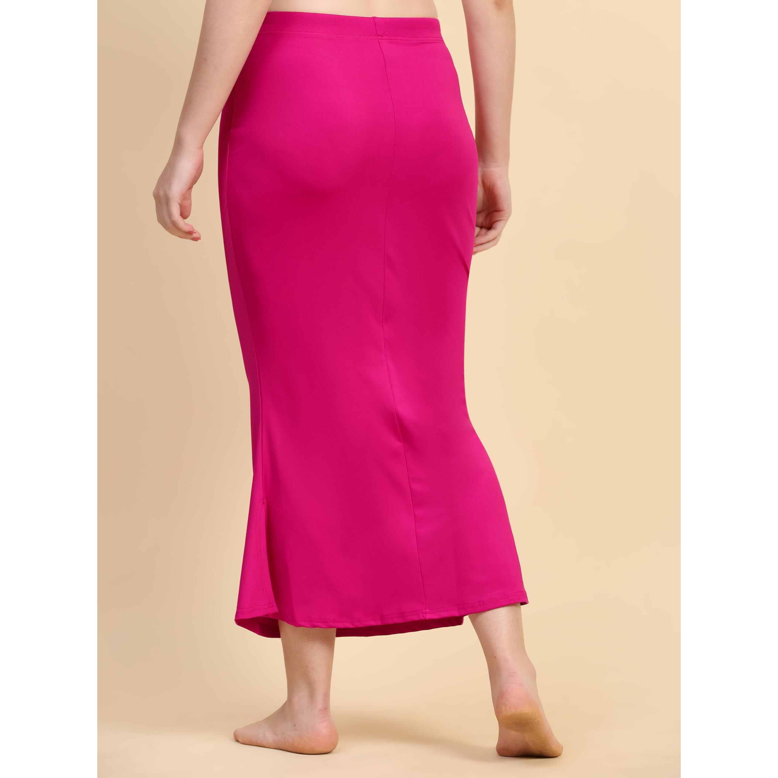 Trendmalls Women's Polyester Spandex Saree Shapewear Petticoat For Women, Cotton Blended,Petticoat,Skirts For Women,Shape Wear Dress For Saree Shaper Pink