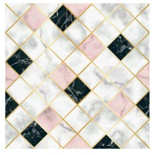 Nareval Pink And Wallpaper Kite Marble Pattern Kitchen Anti-Oil Stickers Wallpaper Self Adhesive Kitchen Waterproof Oil-Proof Aluminum Pink & Black (Size 60 * 200 Cm) (Pink And Black J2)