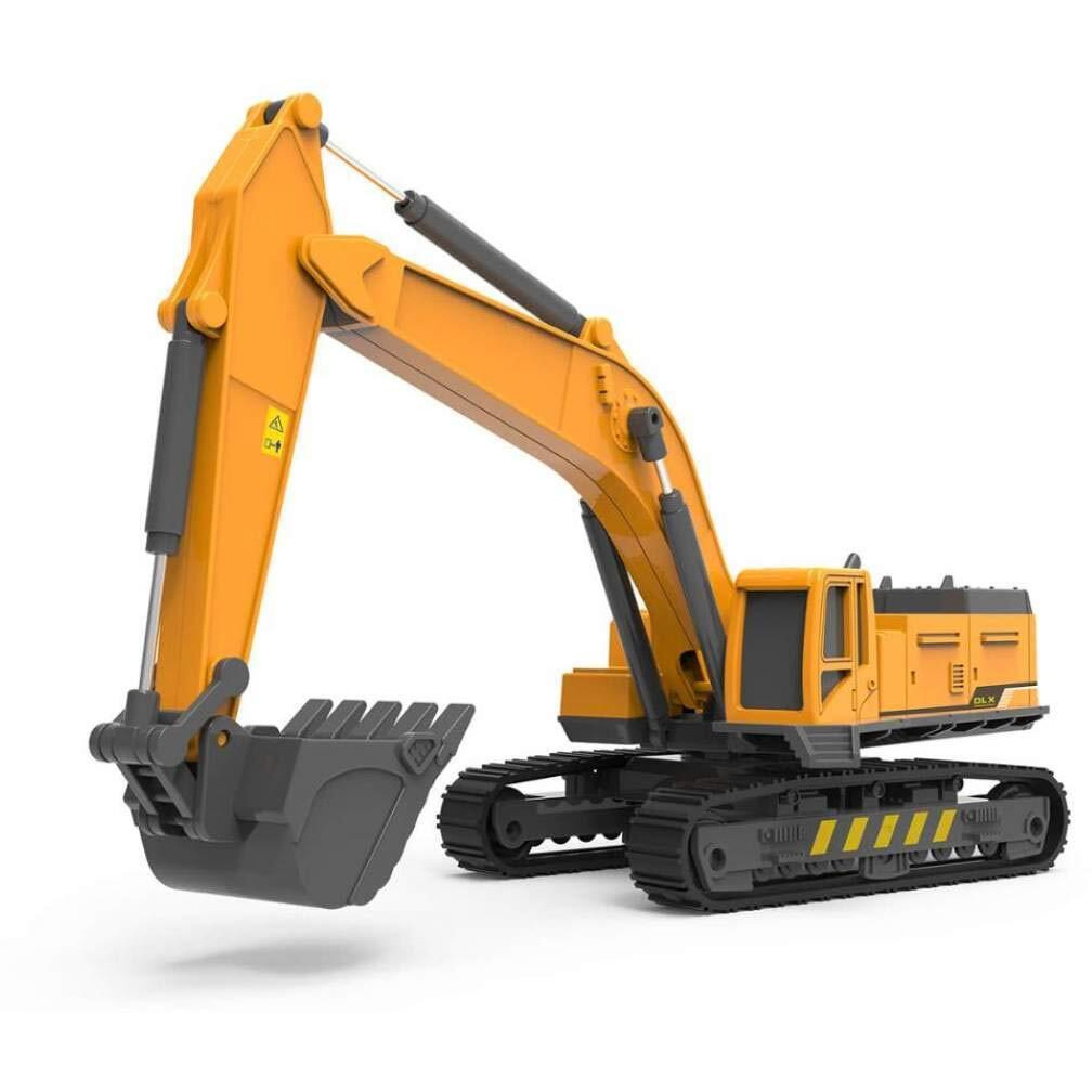 Pluspoint Excavator Construction Vehicle With All Moving Parts Friction Powered Inertia Toys Pretend Play Toy Trucks Building Vehicles For Kids 3 Years