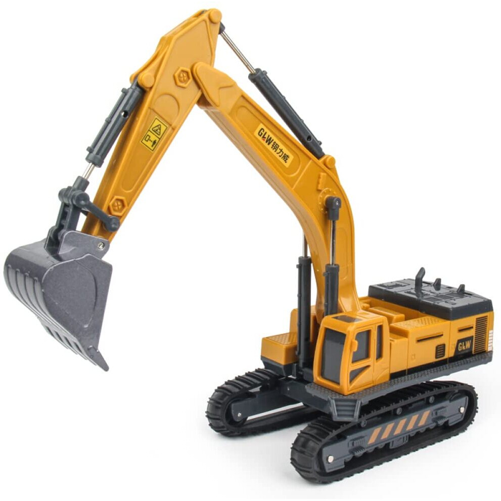Pluspoint Excavator Construction Vehicle With All Moving Parts Friction Powered Inertia Toys Pretend Play Toy Trucks Building Vehicles For Kids 3 Years