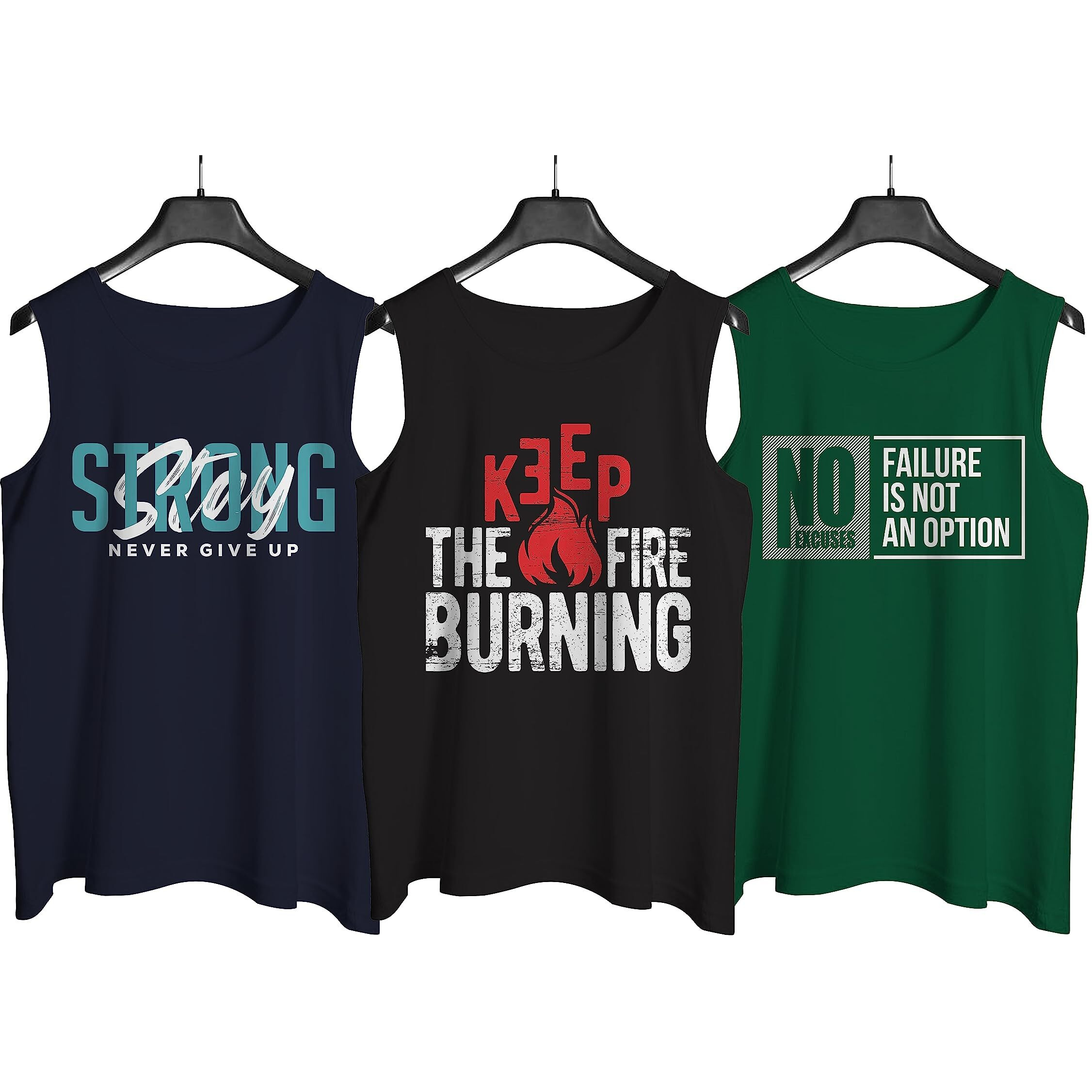 Teex Designer Men Vest Versatile Cotton Sando/Baniyan/Ganji For Boys - Perfect For Gym Workouts, Vacations, And Beaches (In, Alpha, L, Regular, Black, Bottle Green, Navy Blue)