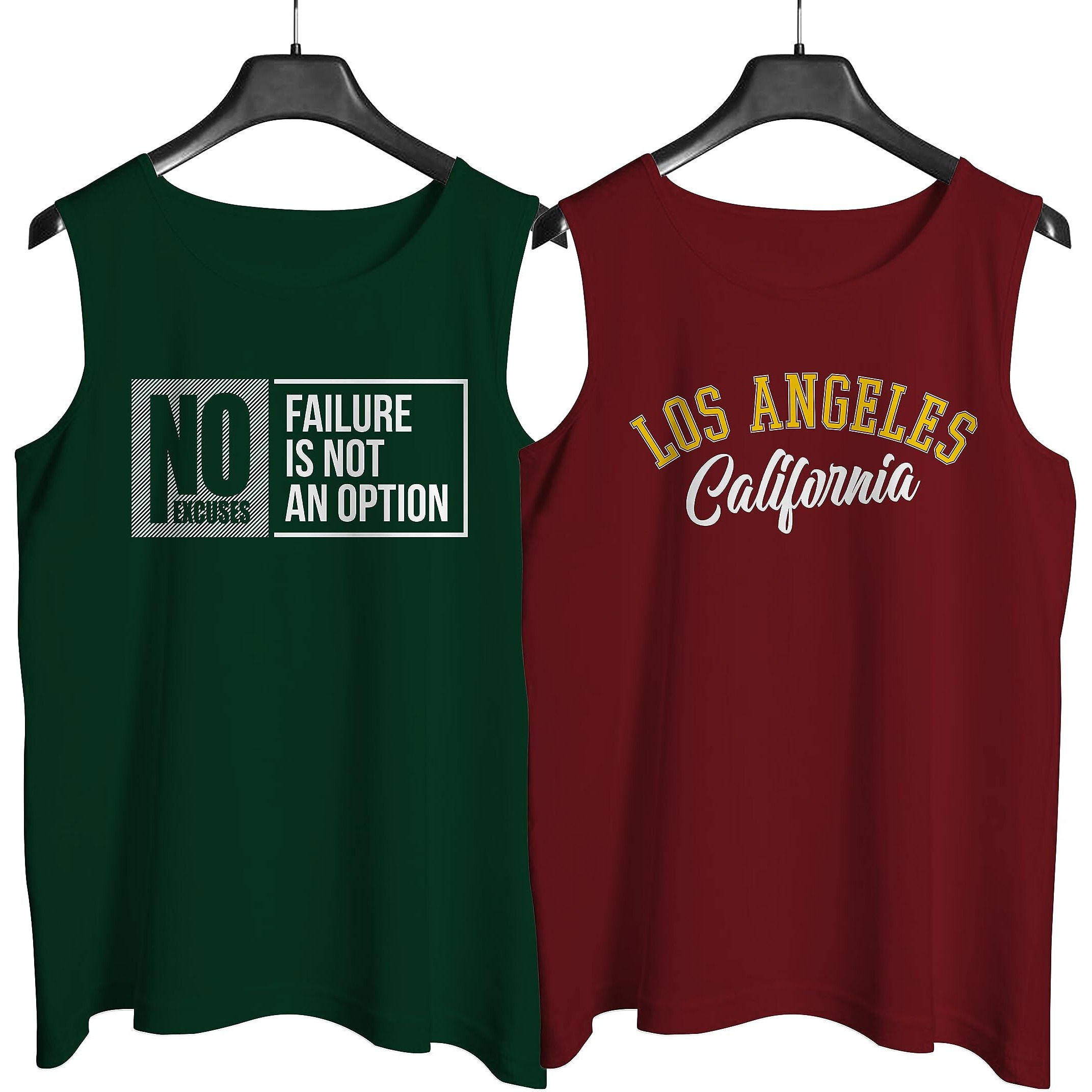 Designer Men Vest Versatile Cotton Sando/Baniyan/Ganji For Boys - Perfect For Gym Workouts, Vacations, And Beaches (In, Alpha, Xl, Regular, Bottle Green, Maroon)