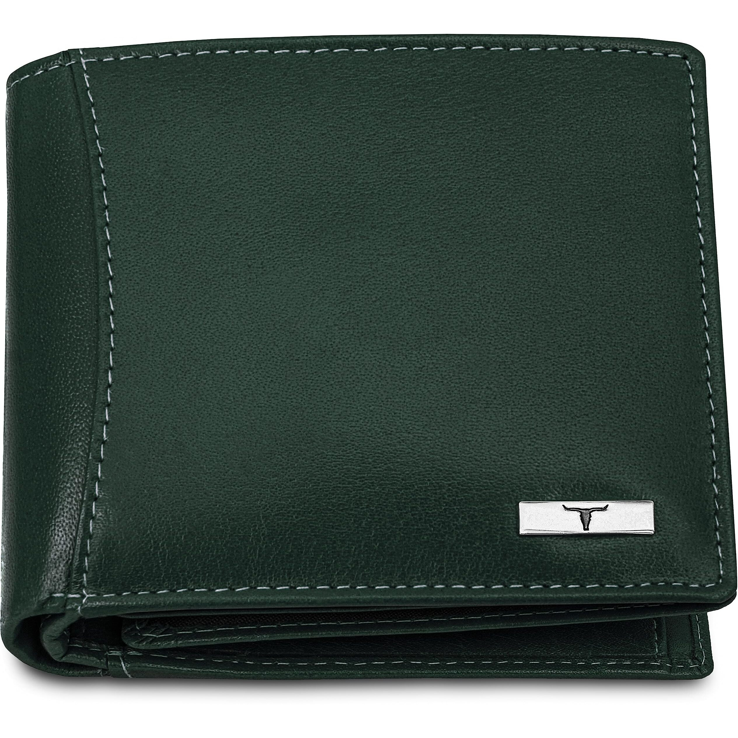 Urban Forest Oliver Aniline Green Leather Wallet For Men