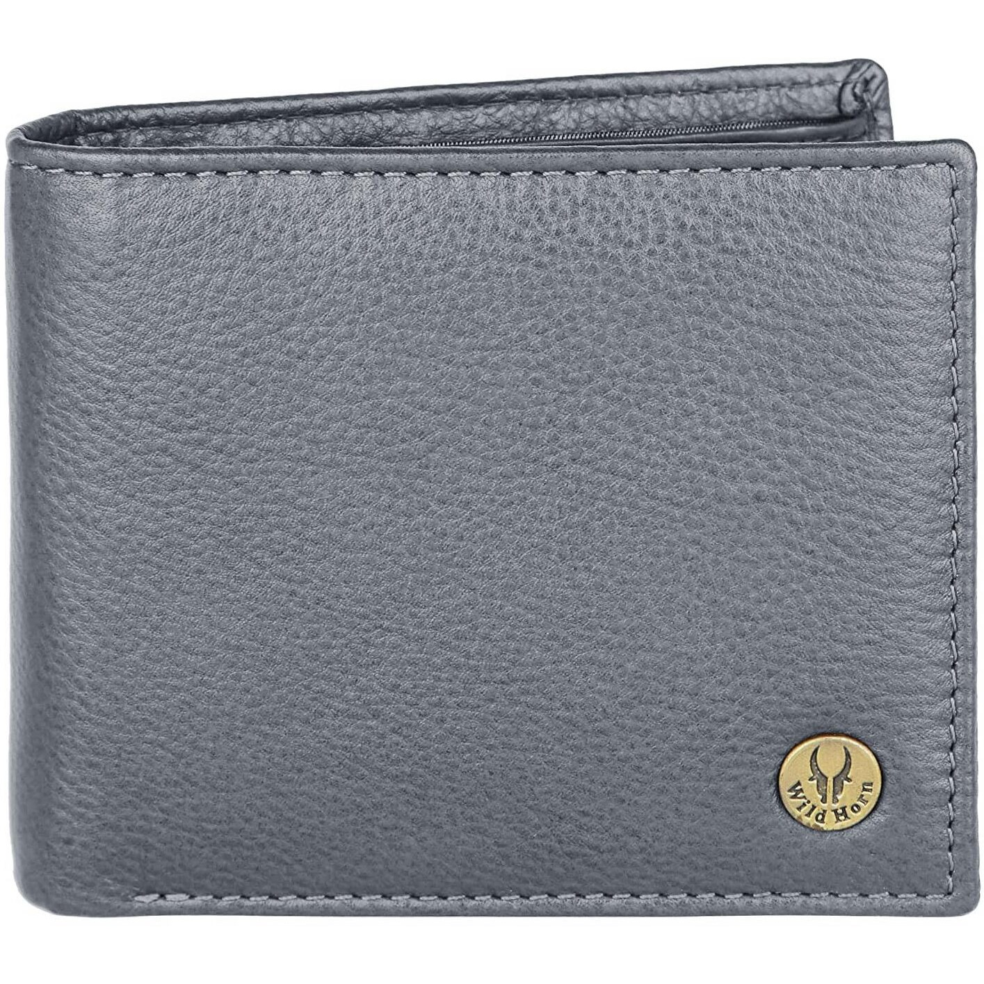 Wildhorn Rfid Protected Leather Wallet For Men, Grey