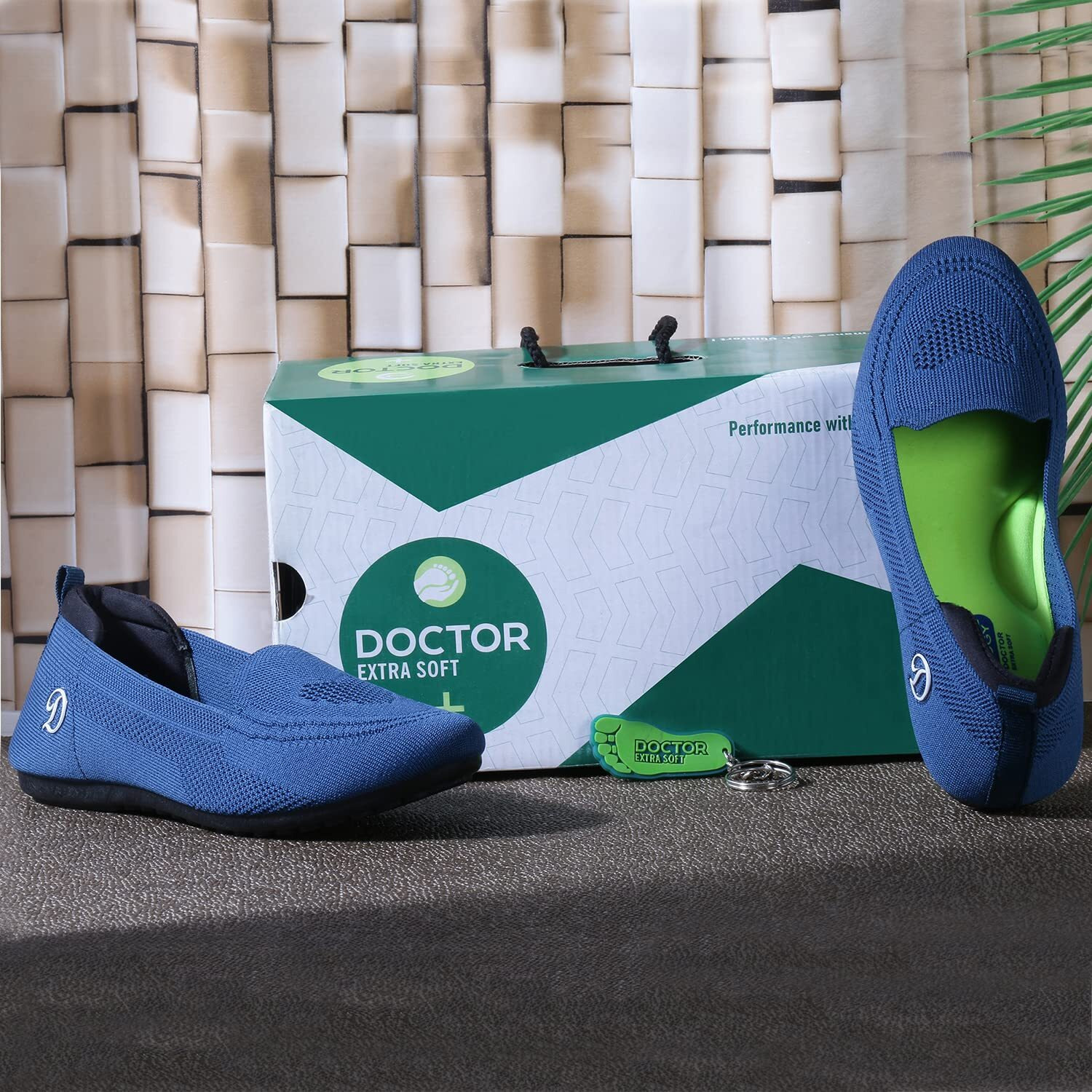 Doctor Extra Soft Flexible Memory Foam Women's Shoes For Walking Gym Training,Casual, Sports,Slip-On,Lightweight Lace Up Athletics Slipon Running Sneaker For Ladies And Girls D-1003-T.Blue-2 Uk