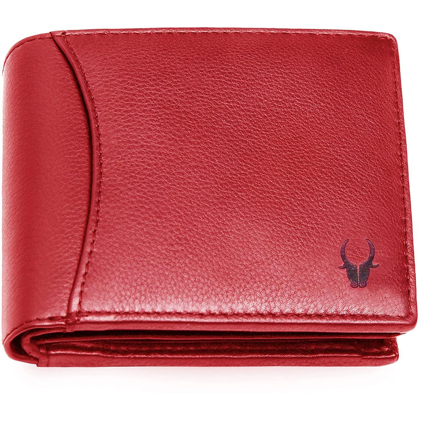 Wildhorn Leather Men's Wallet (Wh1173) (Red)