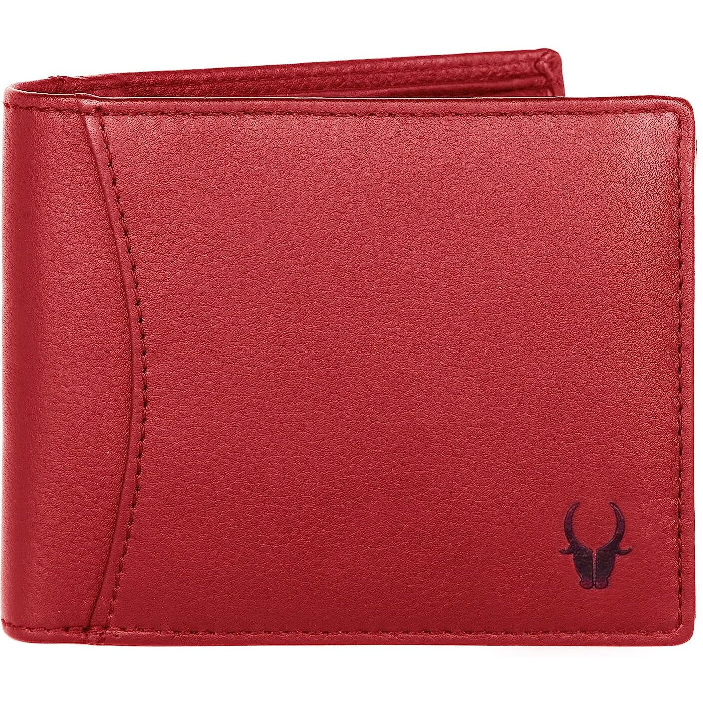 Wildhorn Leather Men's Wallet (Wh1173) (Red)