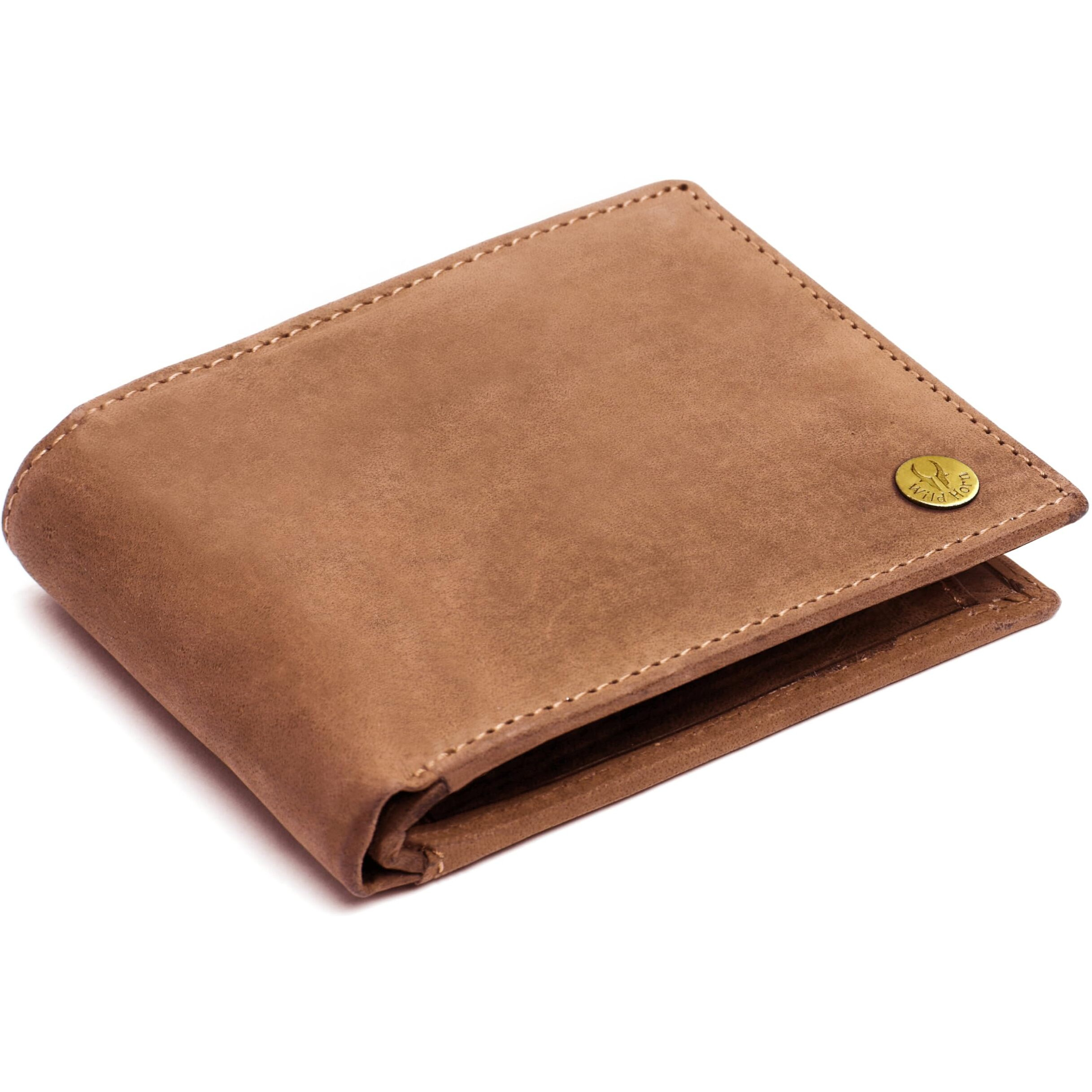 Wildhorn Rfid Protected Leather Wallet For Men, Tan Hunter