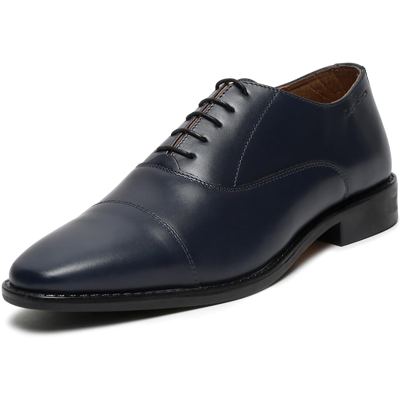 Louis Stitch Formal Lace Up Shoes For Men | Handcrafted Italian Leather Mens Derby Shoes | Blue | Rxct | Uk Size 6