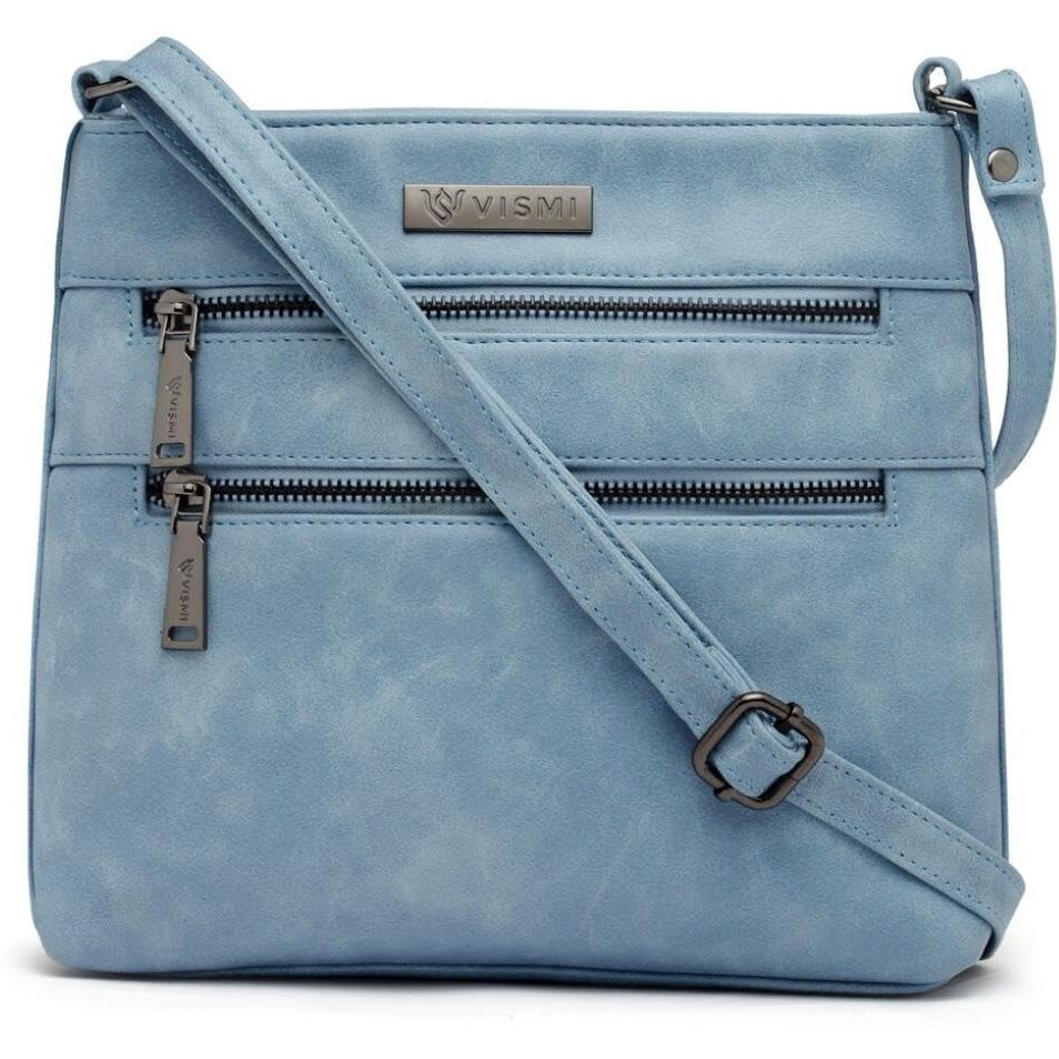 Vismiintrend Stylish Handmade Vegan Leather Side Cross-Body Sling Bags For Girls And Women With Adjustable Strap | Ladies Purse | Daily Use | Travel | Birthday Gift | Wife | Sister