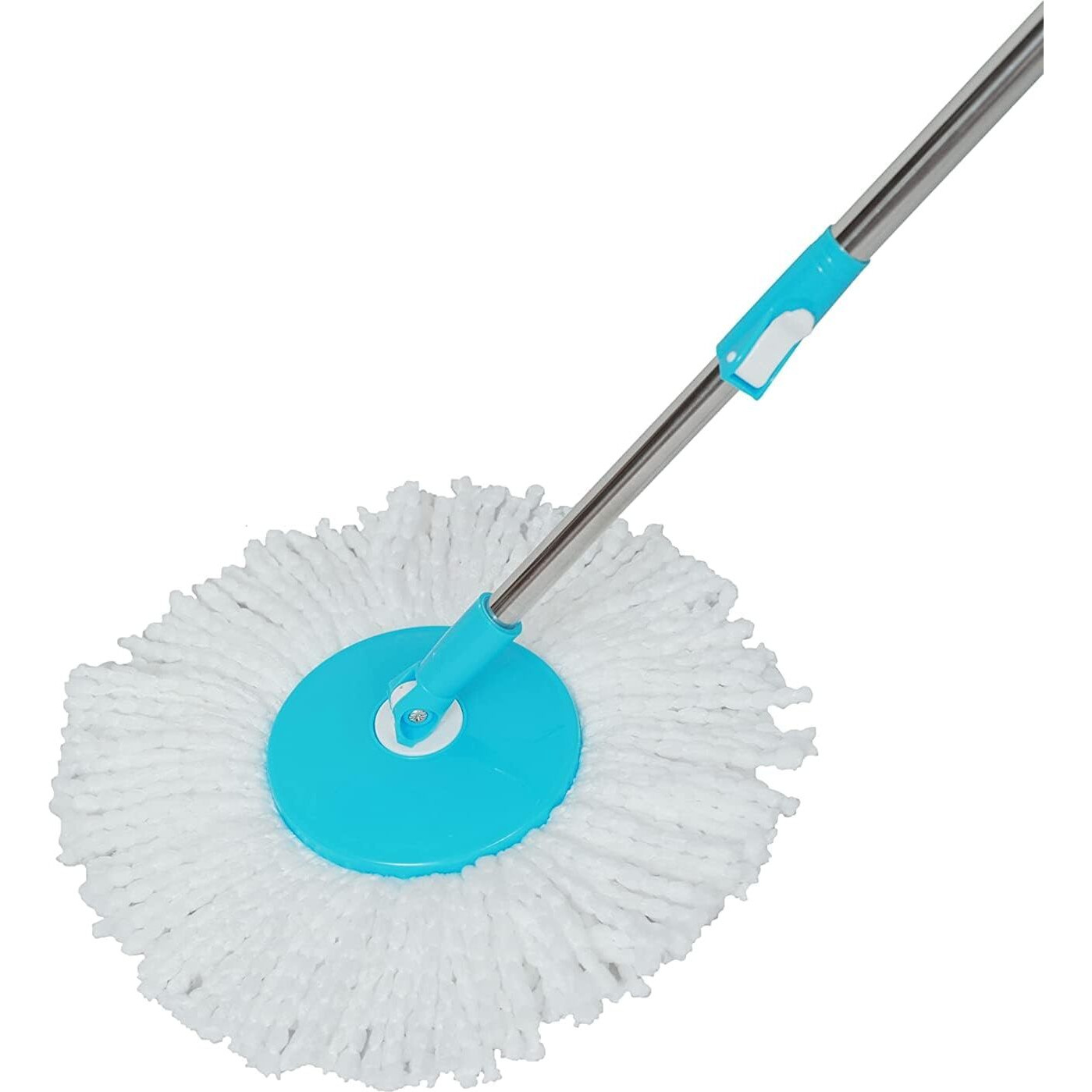 Lotspek Metal Spin Mop Extendable Handle/Stick Rod With Microfiber Refill