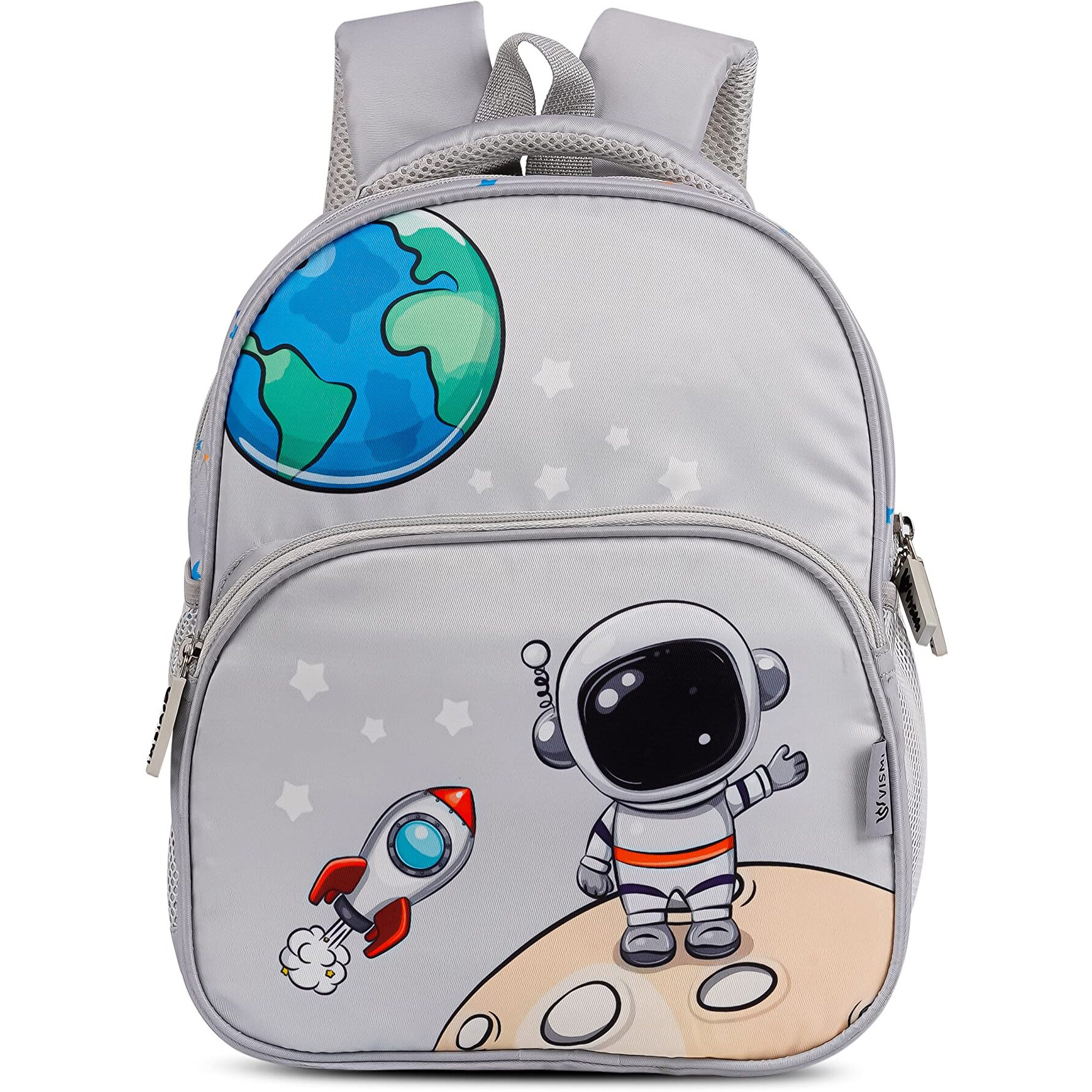 Vismiintrend Preschool School Bag For Baby Kids, Small Cute Bags For Girls/Boys 2-5 Year Old, Casual Backpack, Picnic, Travel, 13", 15 L, Birthday, Customized Gifts, Water Resistant-Space