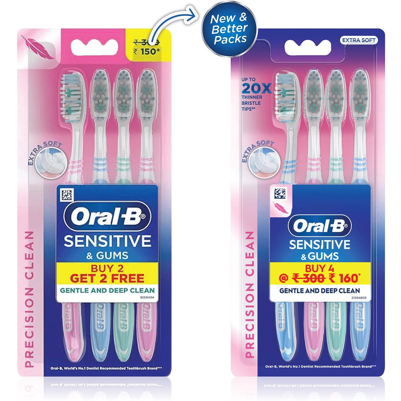 Oral B Ultrathin Sensitive Toothbrush