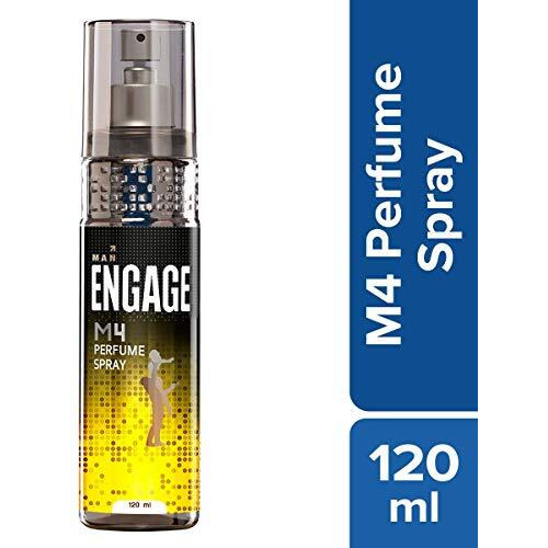 Engage M4 Perfume Spray For Men, Spicy And Lavender Fragrance Scent, Skin Friendly Perfume For Men Long Lasting, 120Ml