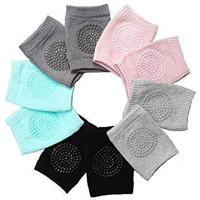 Episkey 2 Pair Baby Knee And Elbow Pad Baby Crawling Elbow Pad Baby Leg Warmer Baby Kneecap (Multi Color)