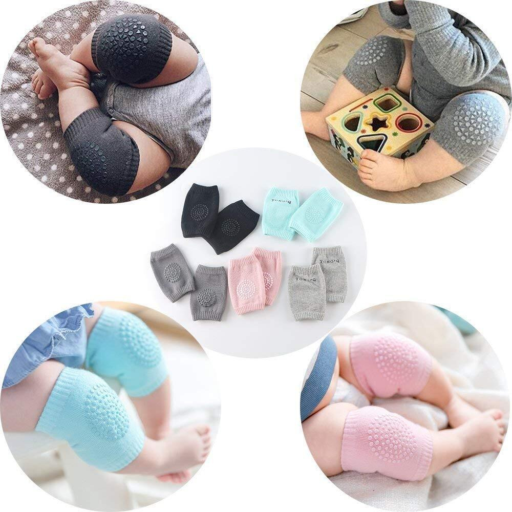 Episkey 2 Pair Baby Knee And Elbow Pad Baby Crawling Elbow Pad Baby Leg Warmer Baby Kneecap (Multi Color)